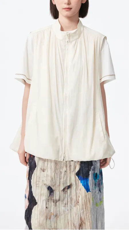 Zip-up Vest sold by INITIAL Fashion