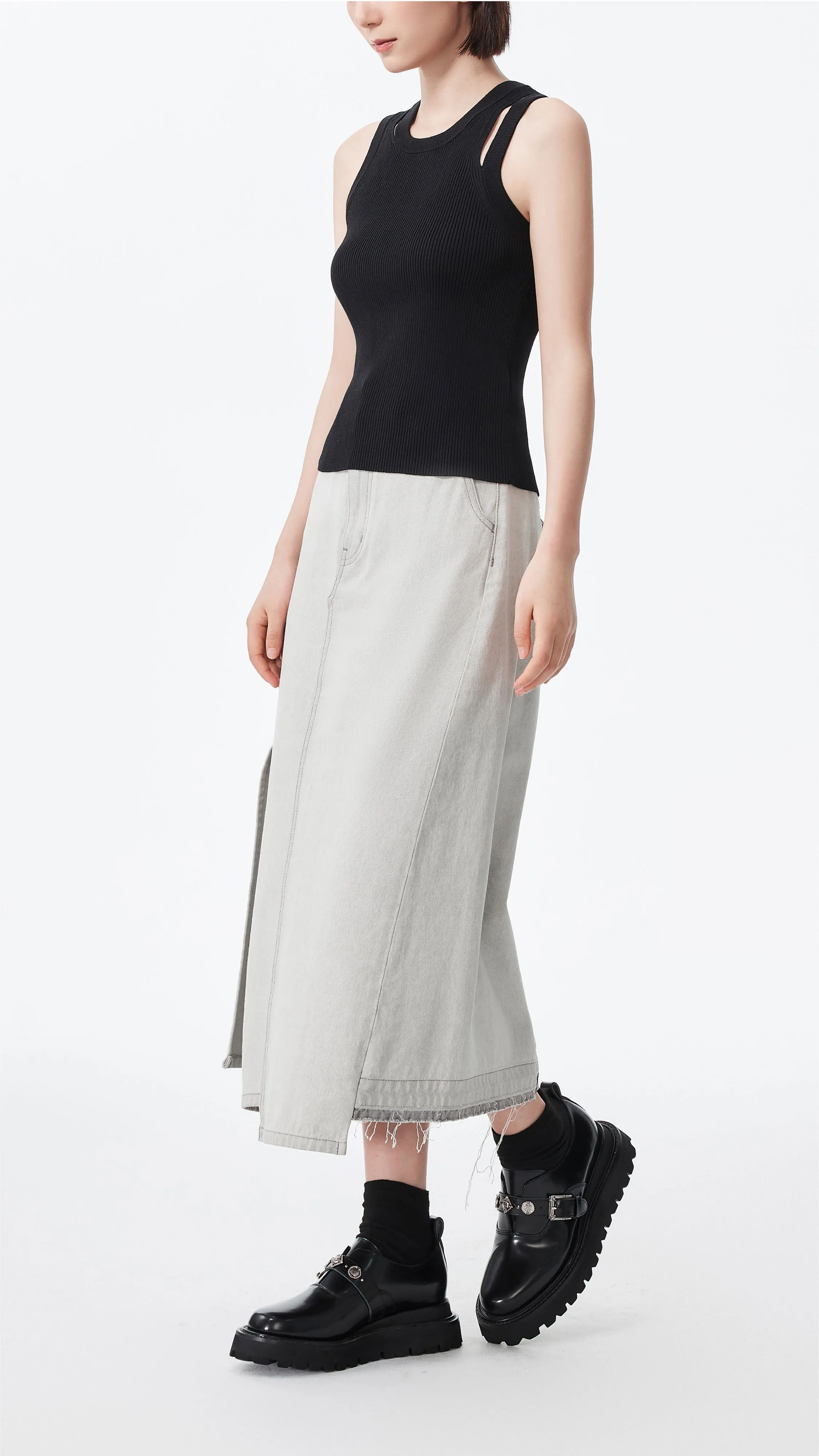 Rebuilt Cowboy Skirt sold by INITIAL Fashion product image thumbnail 4