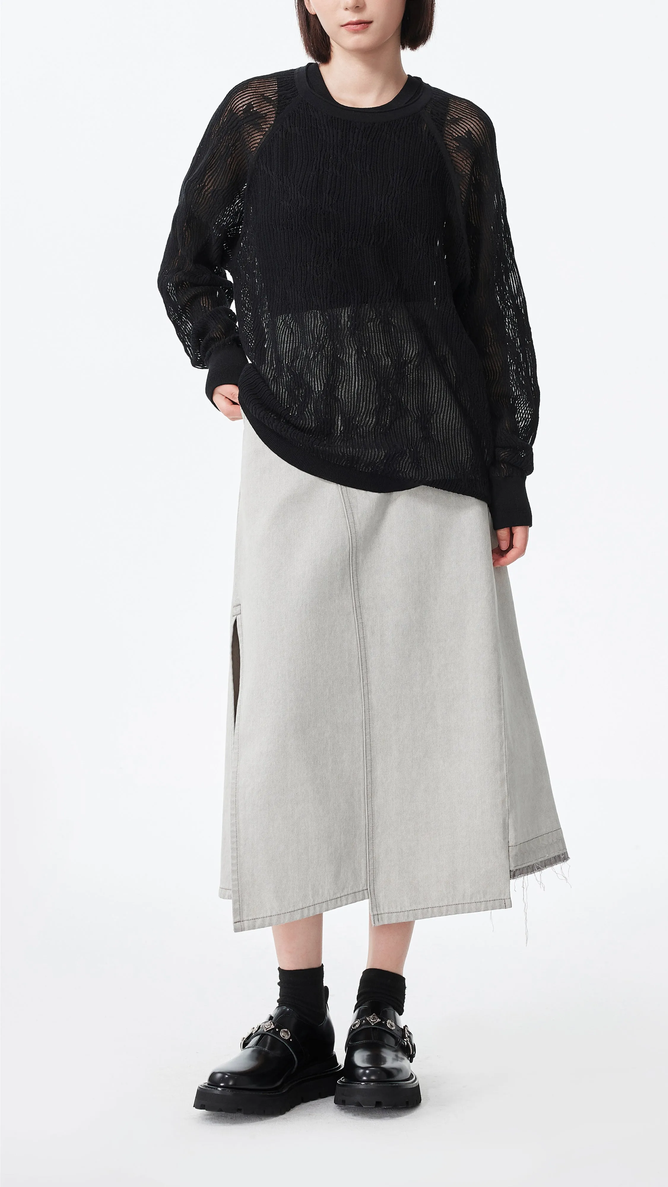 Rebuilt Cowboy Skirt sold by INITIAL Fashion product image thumbnail 5