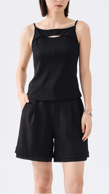 Cut Out Tanktop sold by INITIAL Fashion