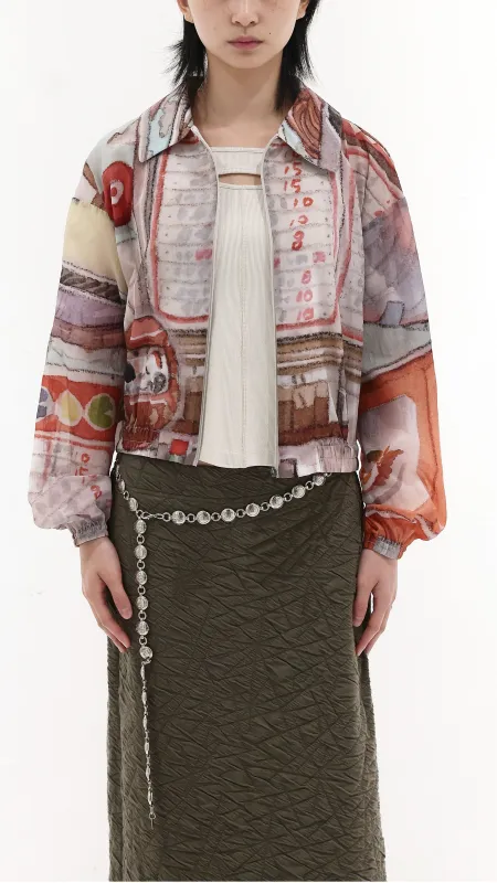 INITIAL x Little Thunder Pattern Work Jacket sold by INITIAL Fashion