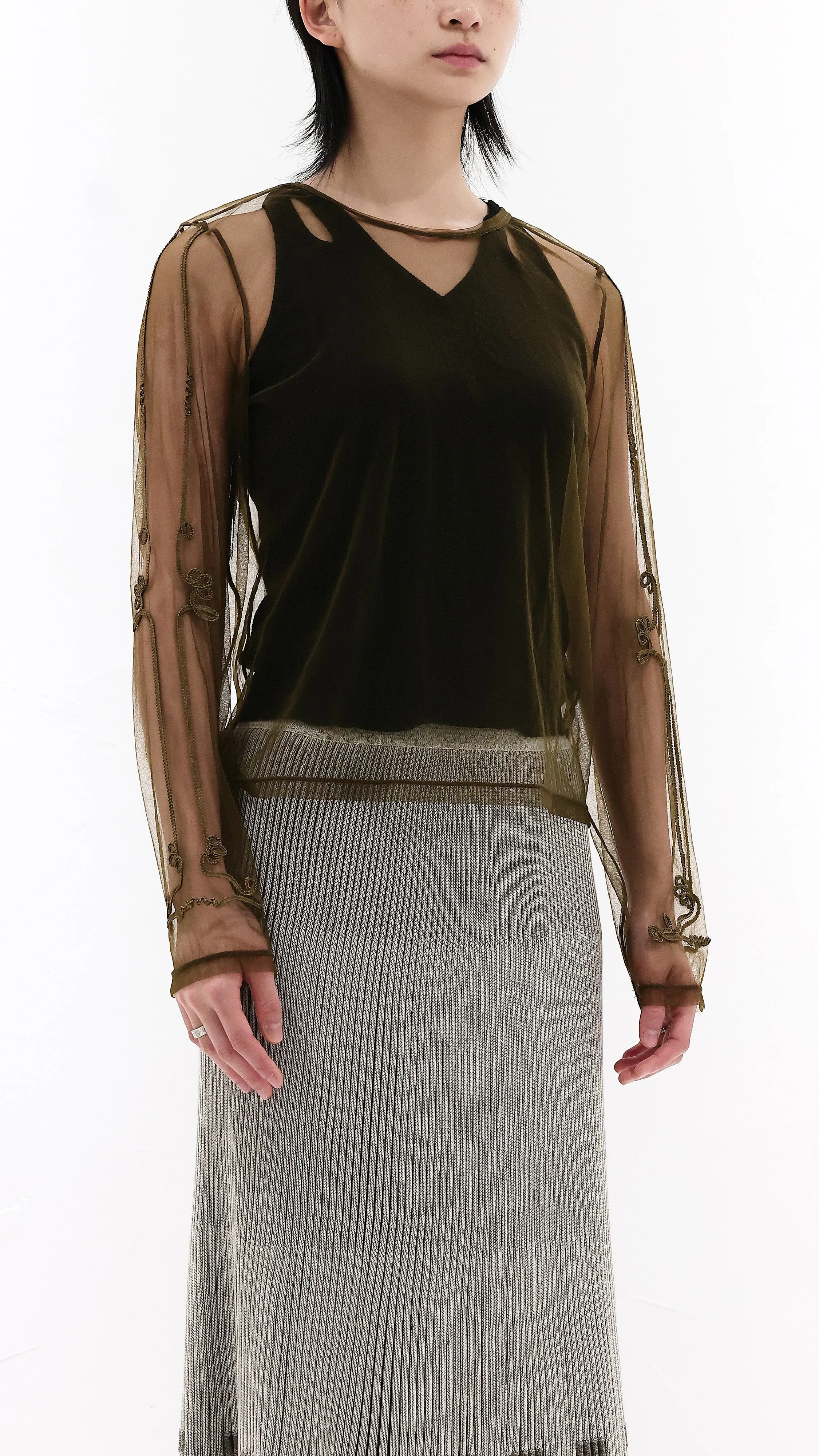 Western Bolero Sheer Tight Top sold by INITIAL Fashion product image thumbnail 2