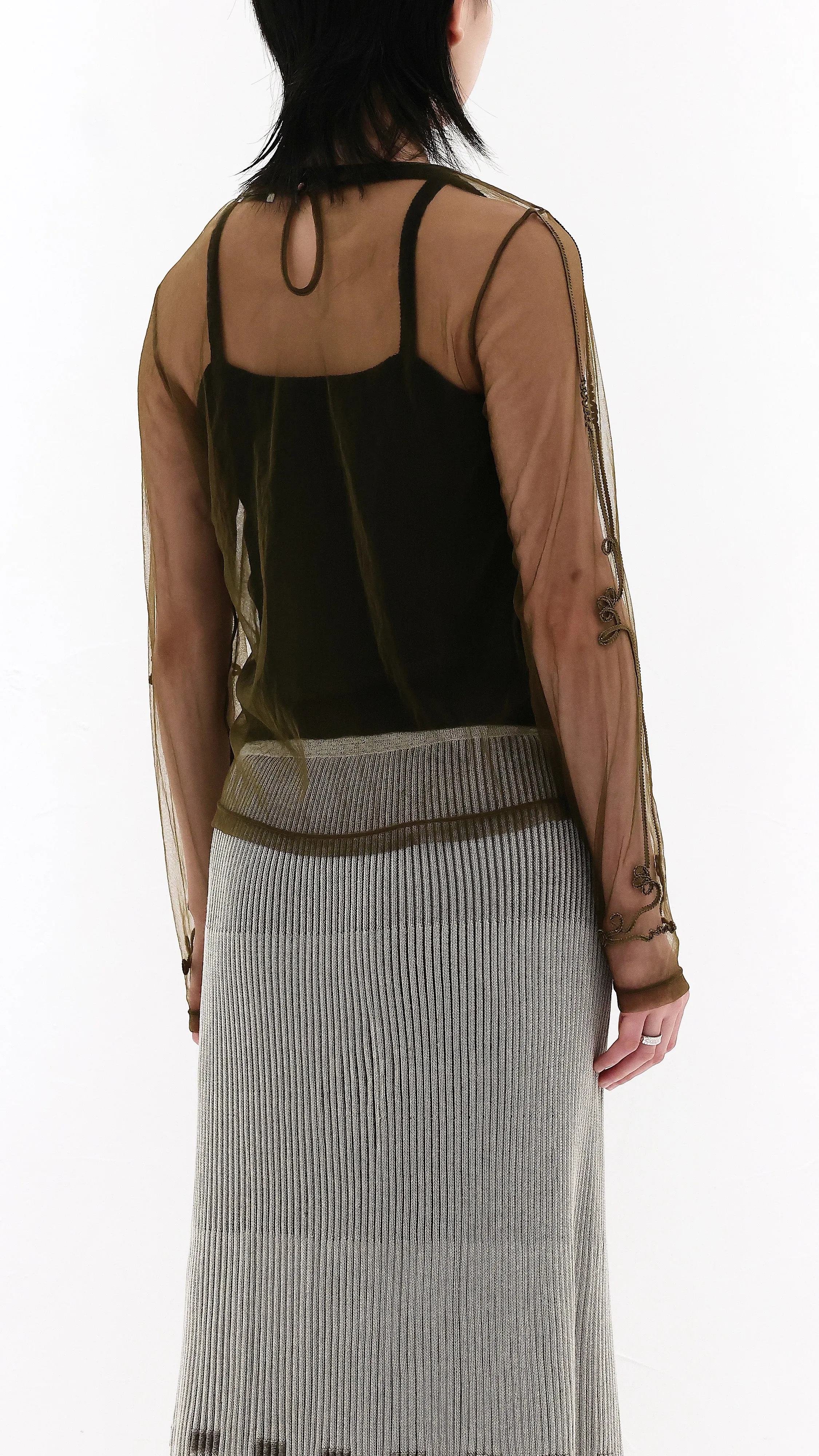 Western Bolero Sheer Tight Top sold by INITIAL Fashion product image thumbnail 3