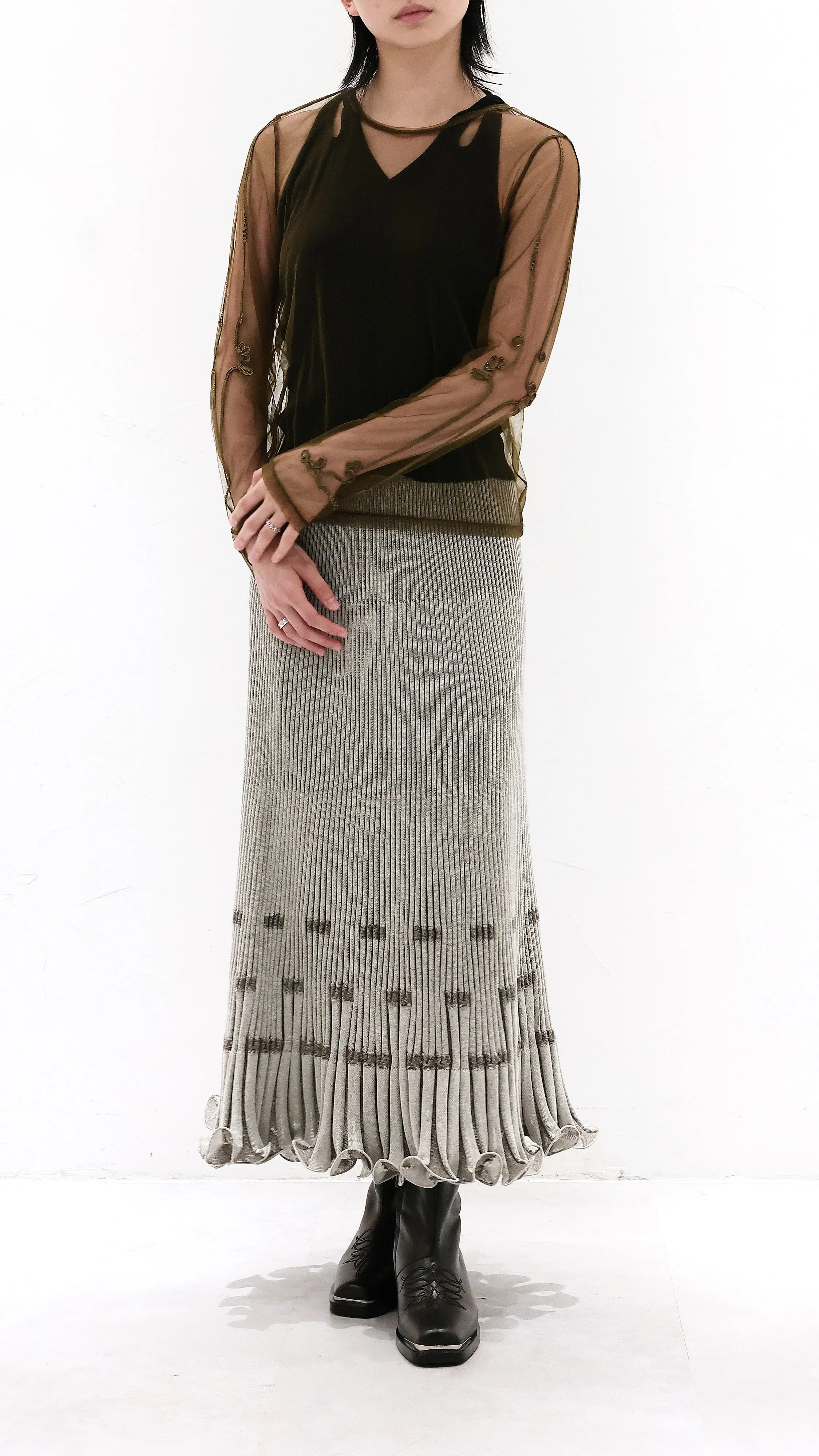 Western Bolero Sheer Tight Top sold by INITIAL Fashion product image thumbnail 5