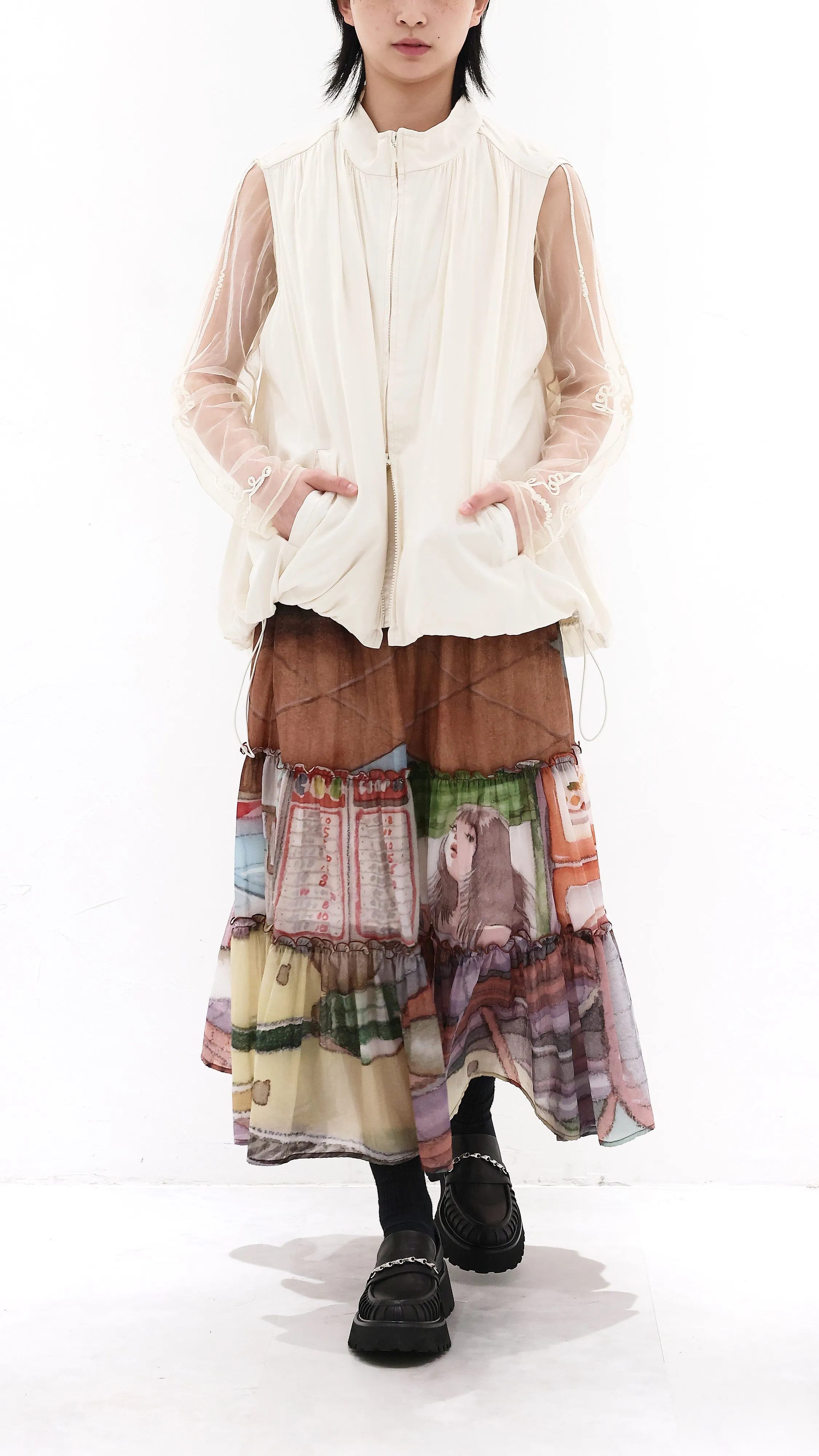 Western Bolero Sheer Tight Top sold by INITIAL Fashion product image thumbnail 5