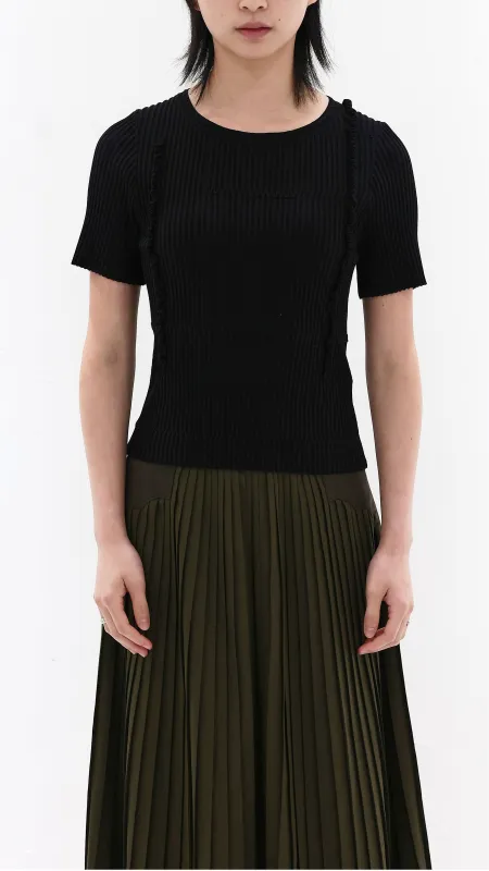 Basic Short Sleeves Sweater sold by INITIAL Fashion