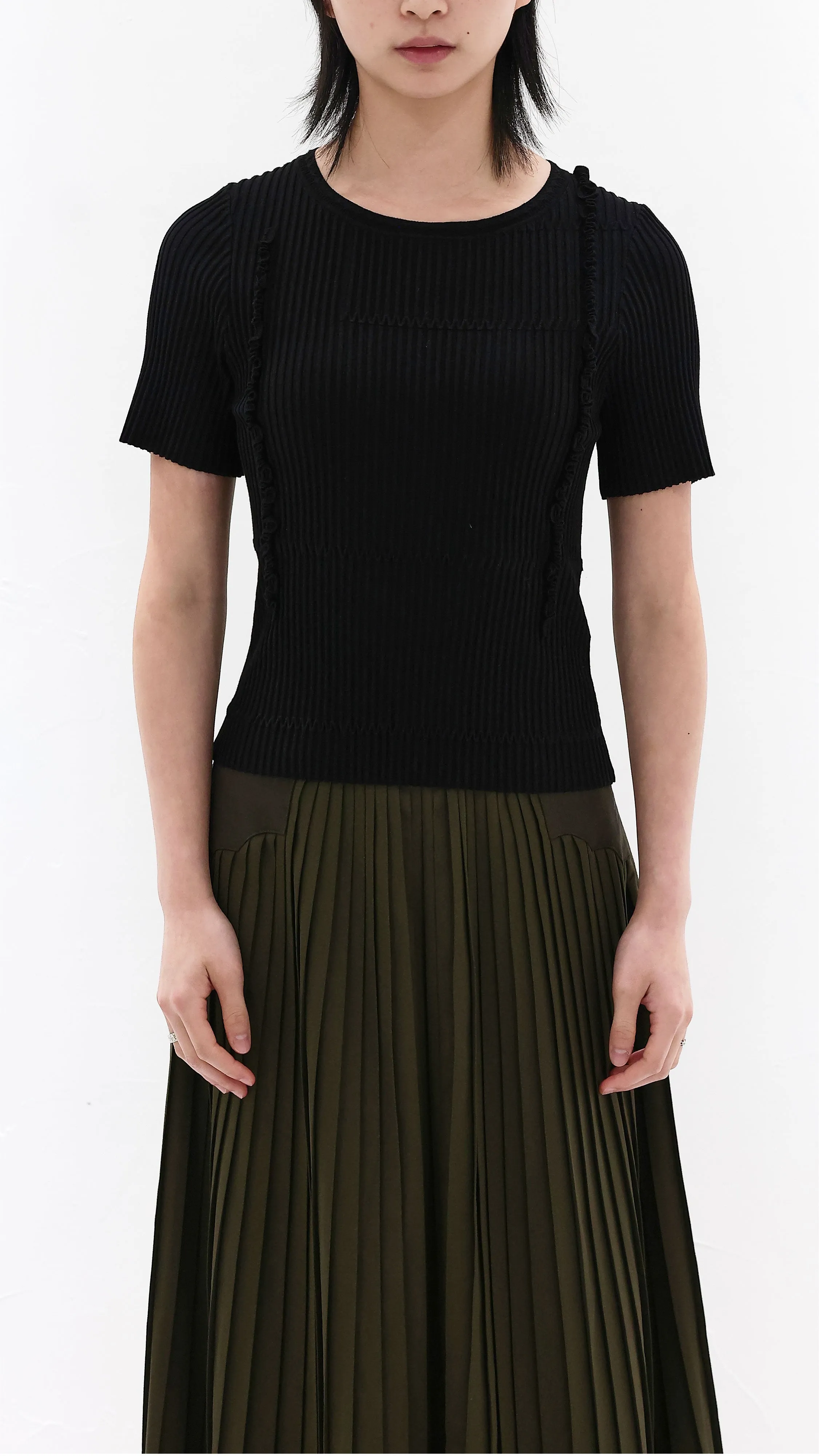Basic Short Sleeves Sweater sold by INITIAL Fashion