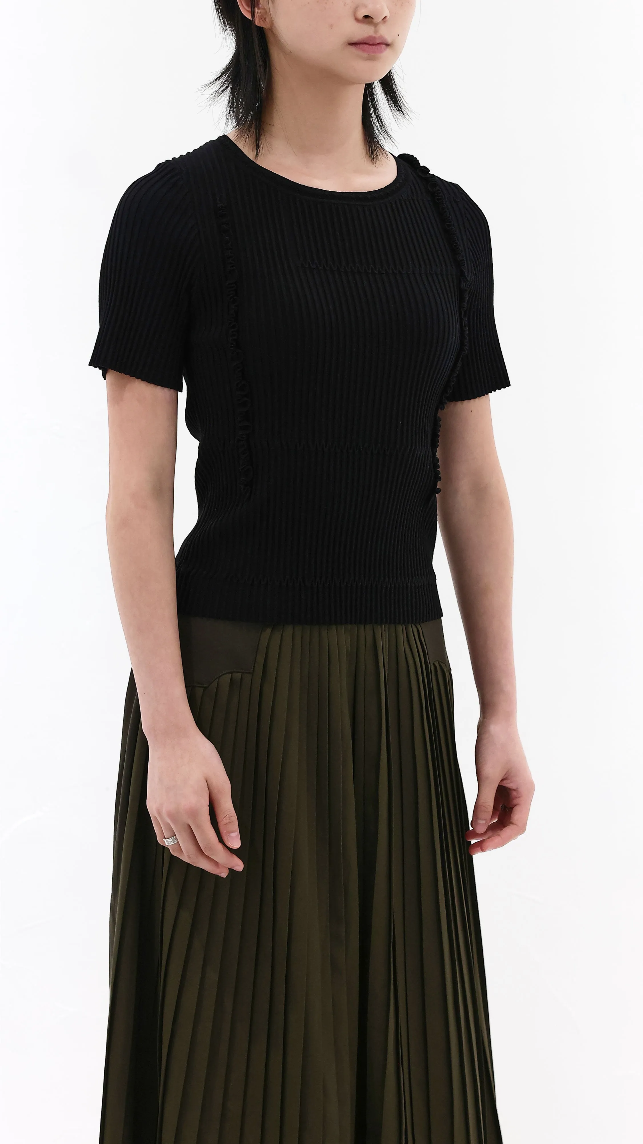 Basic Short Sleeves Sweater sold by INITIAL Fashion product image thumbnail 2