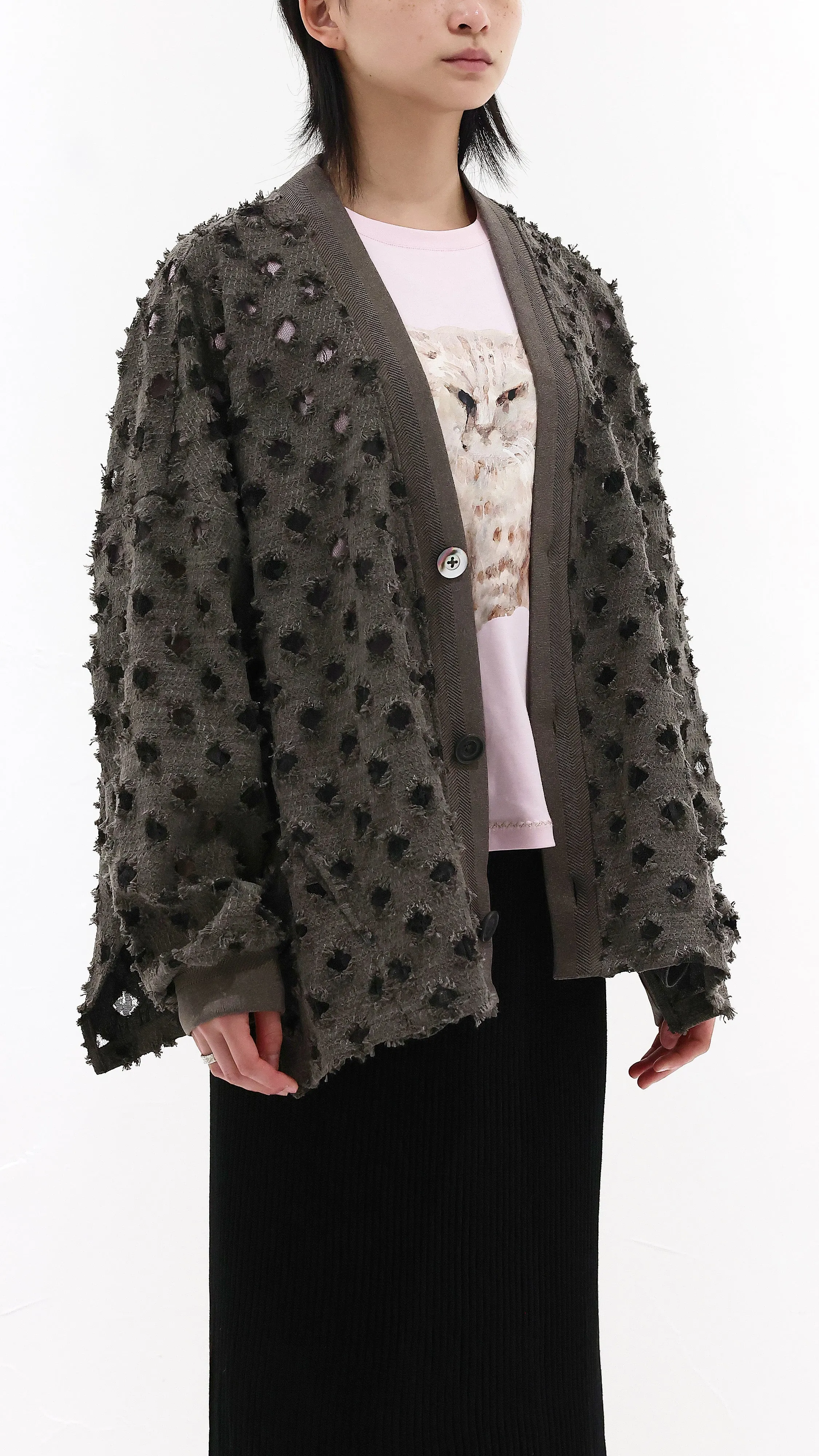 Fancy Jersey Cardigan sold by INITIAL Fashion product image thumbnail 2