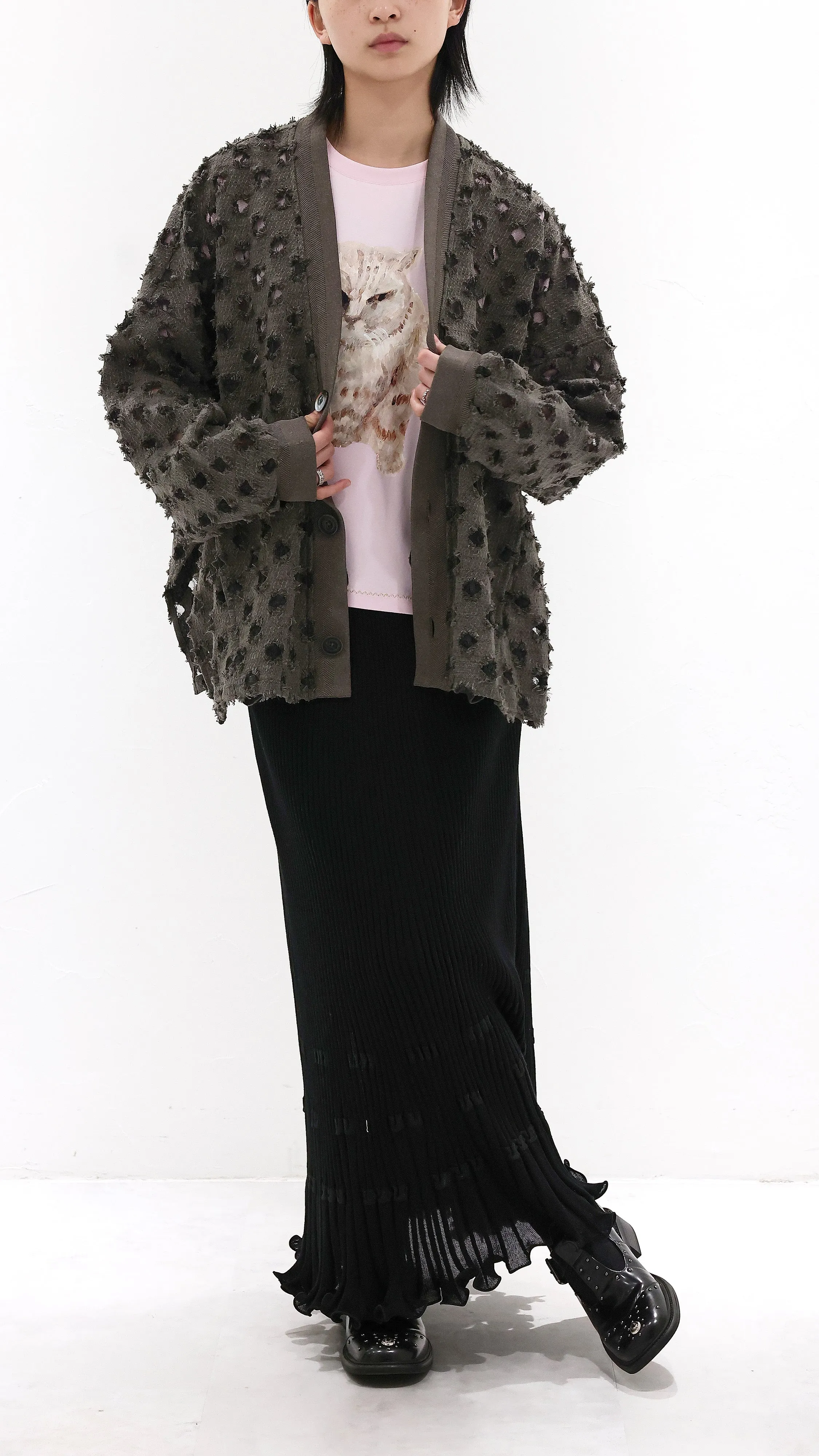 Fancy Jersey Cardigan sold by INITIAL Fashion product image thumbnail 4