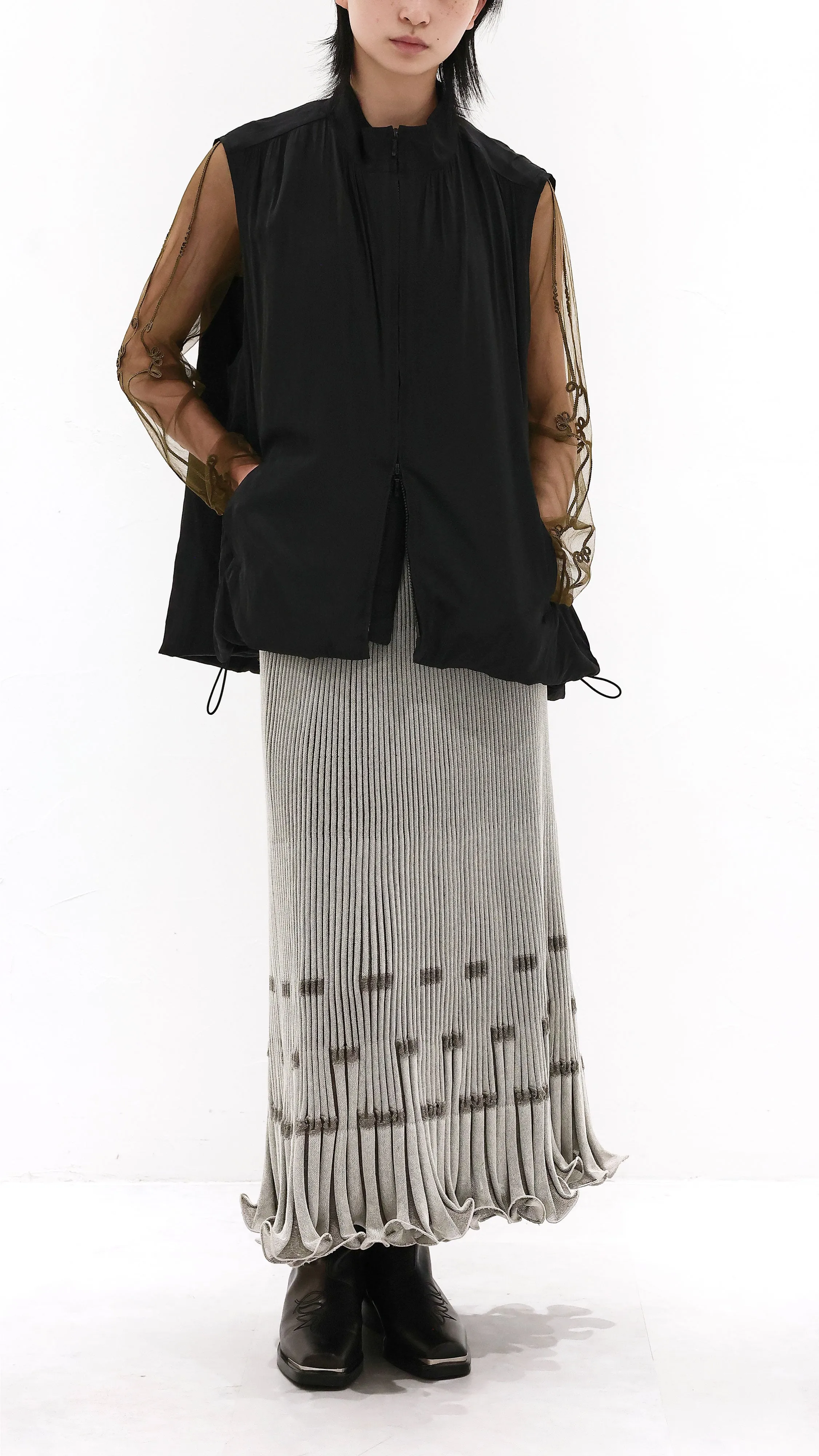 Zip-up Vest sold by INITIAL Fashion product image thumbnail 4