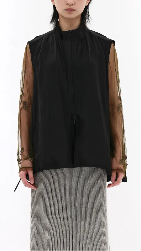 Zip-up Vest sold by INITIAL Fashion
