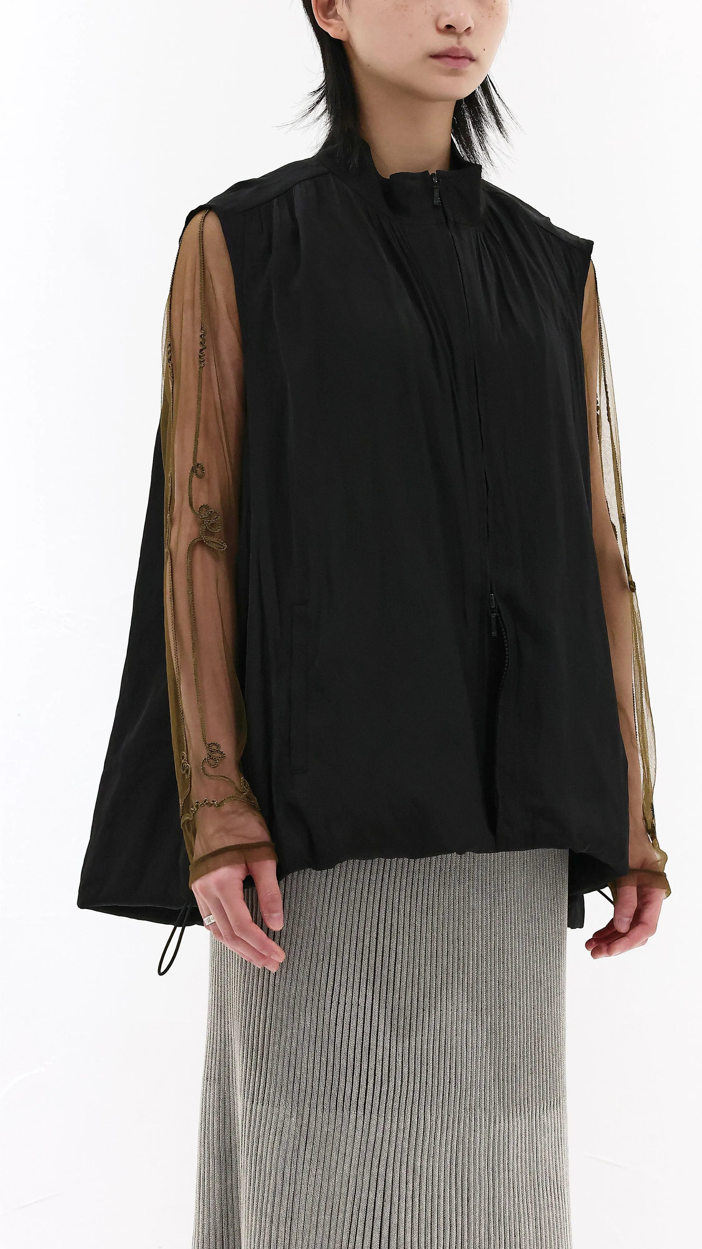 Zip-up Vest sold by INITIAL Fashion product image thumbnail 2