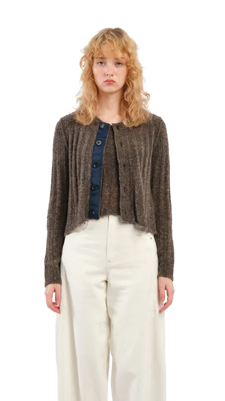 Boucle Cropped Cardigan sold by INITIAL Fashion