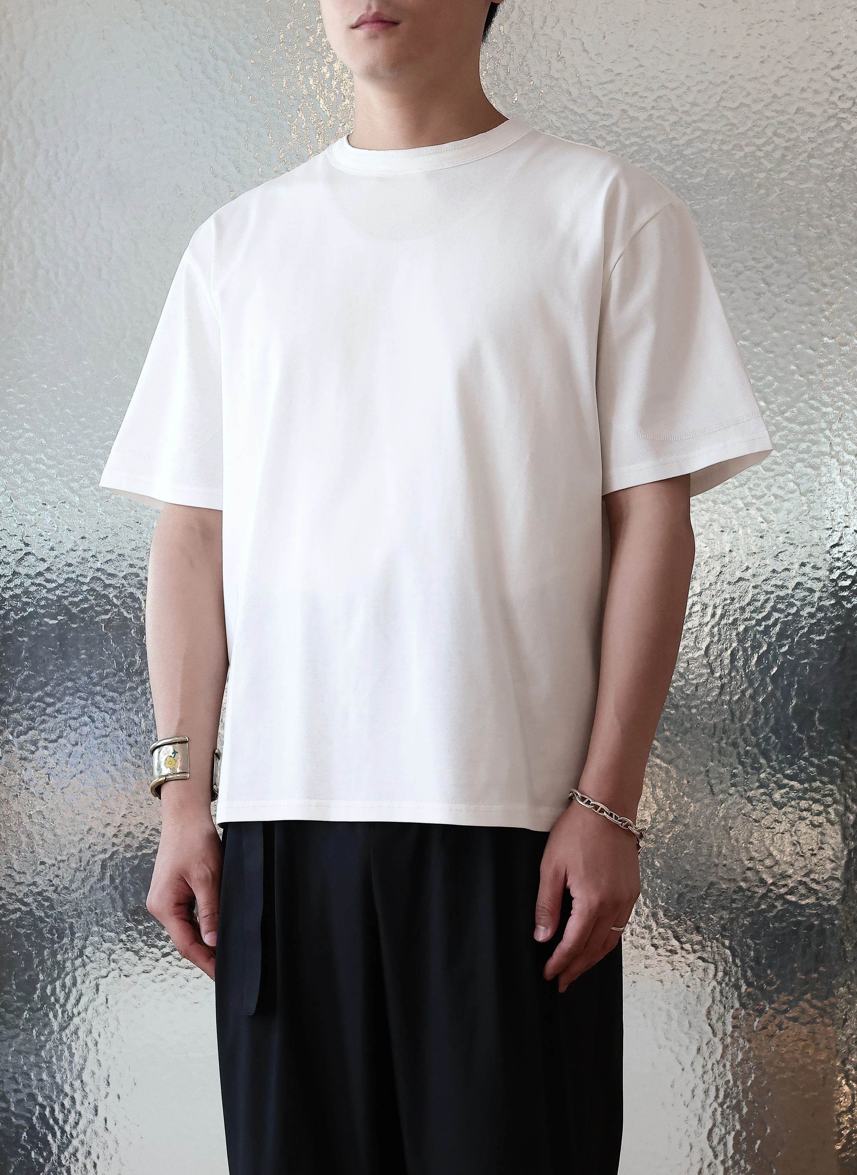 Mercerized Cotton T-shirt sold by INITIAL Fashion