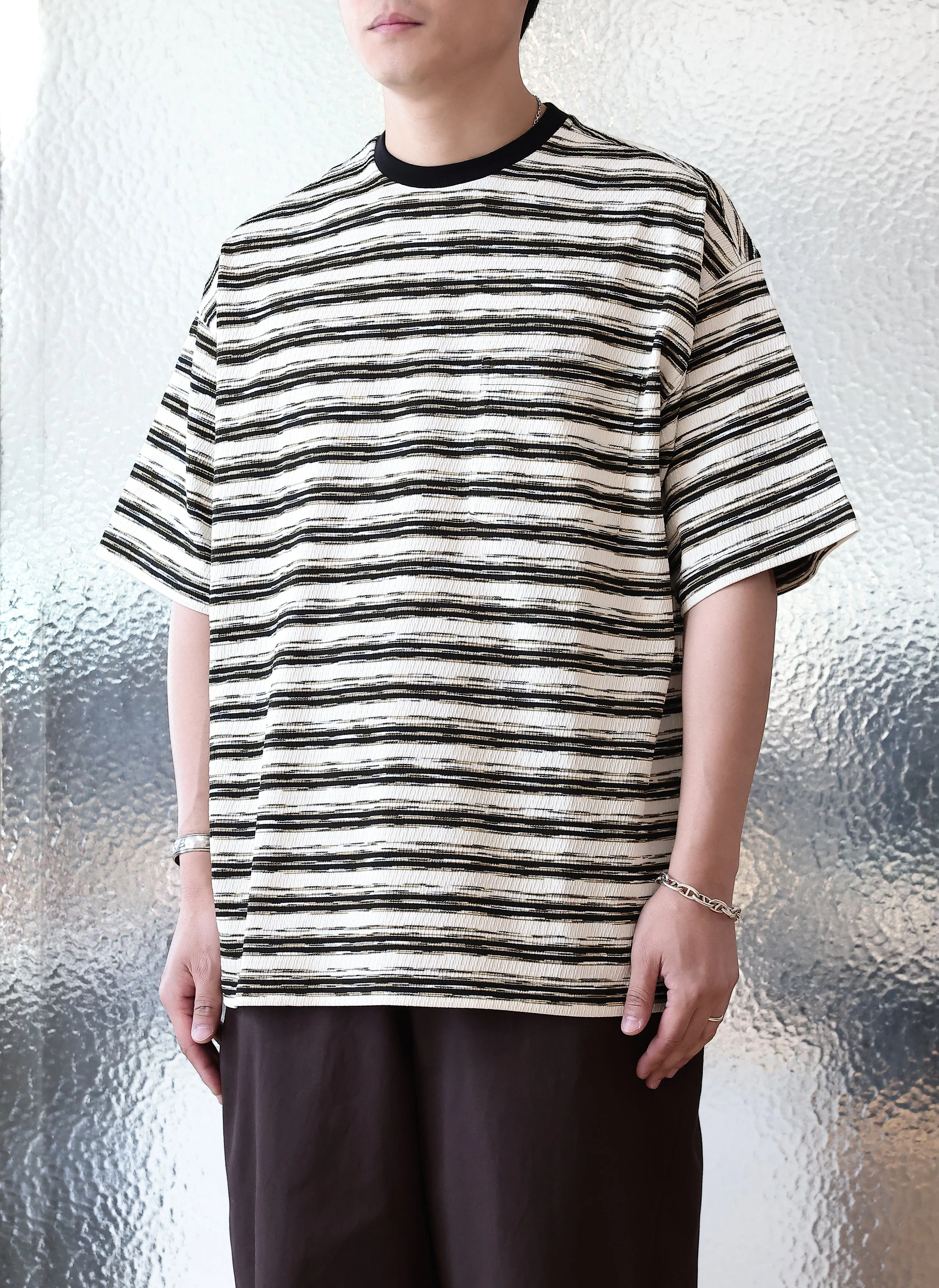 Border Pocket Tee sold by INITIAL Fashion
