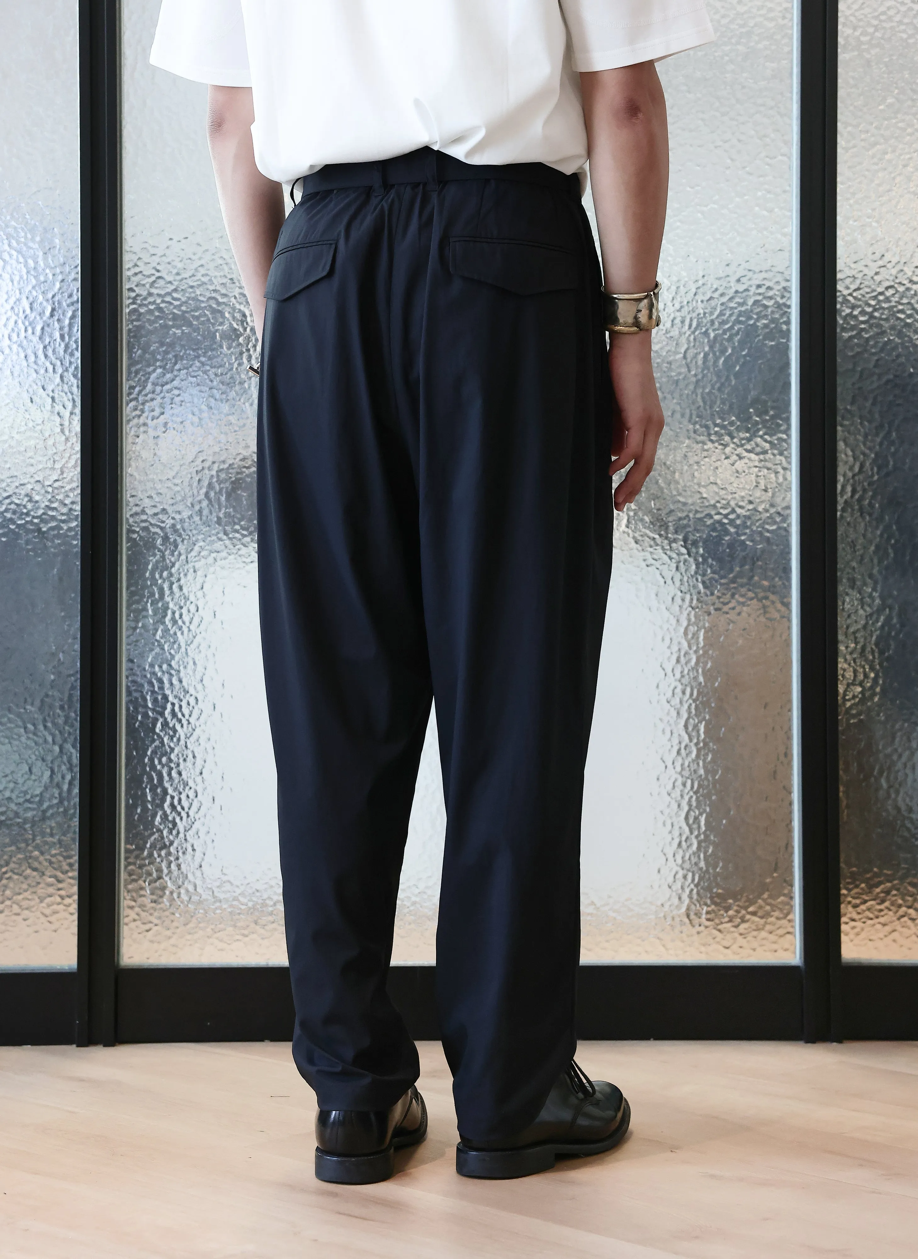 Ripstop Wide Tapered Pants sold by INITIAL Fashion product image thumbnail 2
