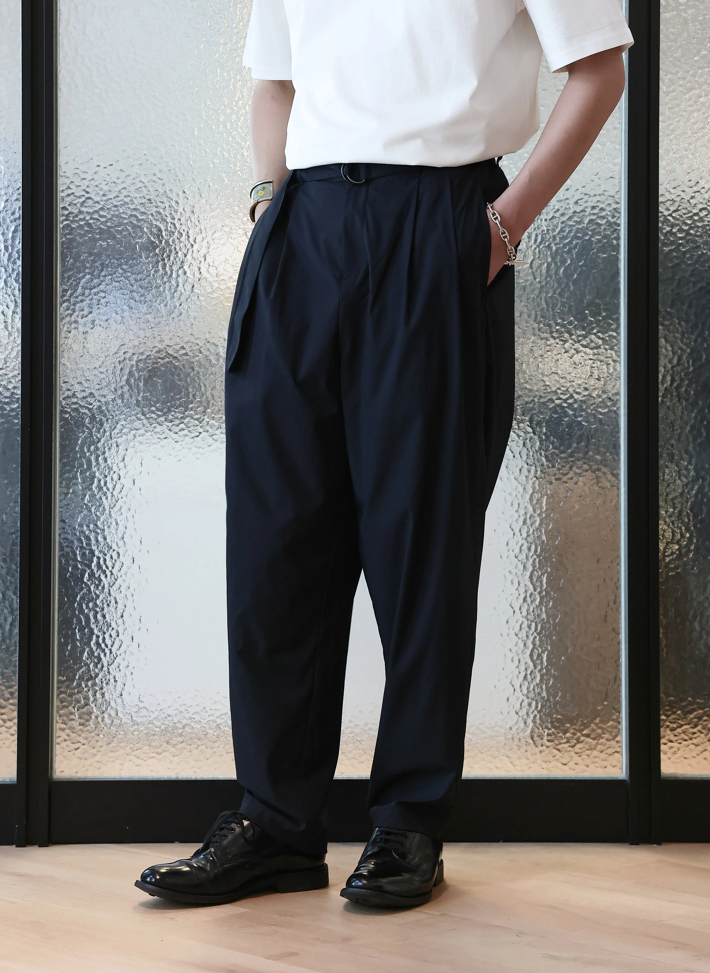 Ripstop Wide Tapered Pants sold by INITIAL Fashion product image thumbnail 3