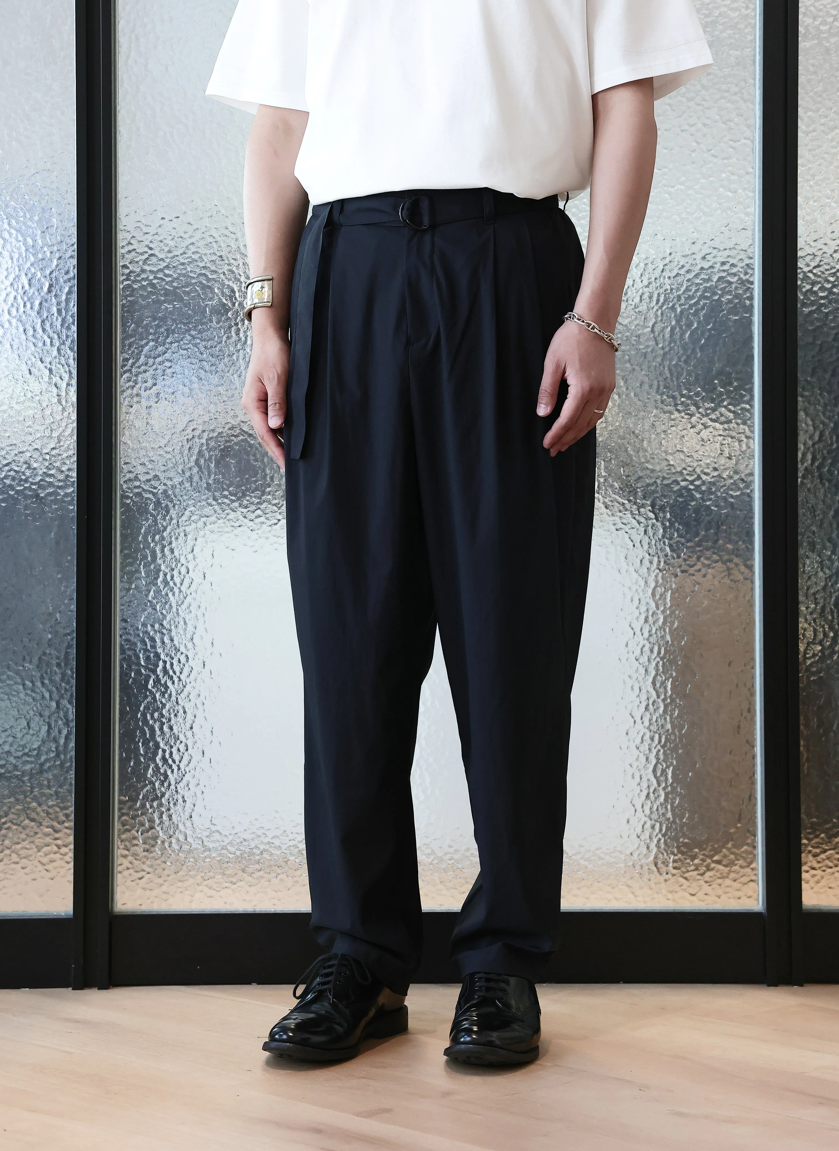 Ripstop Wide Tapered Pants sold by INITIAL Fashion