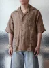 Jacquard Open Collar Shirt sold by INITIAL Fashion