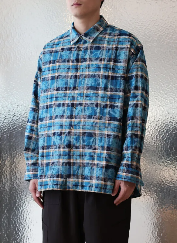 Jacquard Checkers Shirt sold by INITIAL Fashion