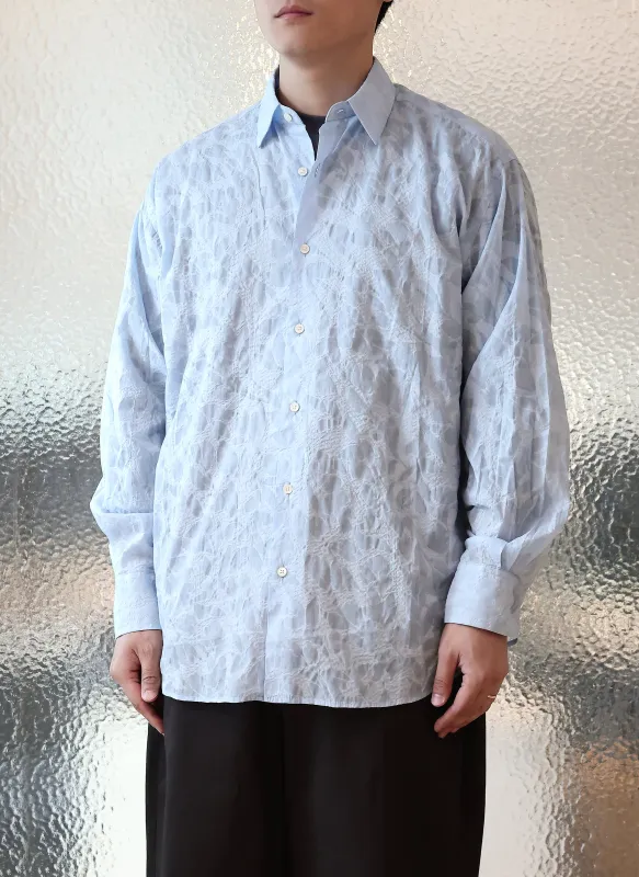 Seersucker Classic Shirt sold by INITIAL Fashion