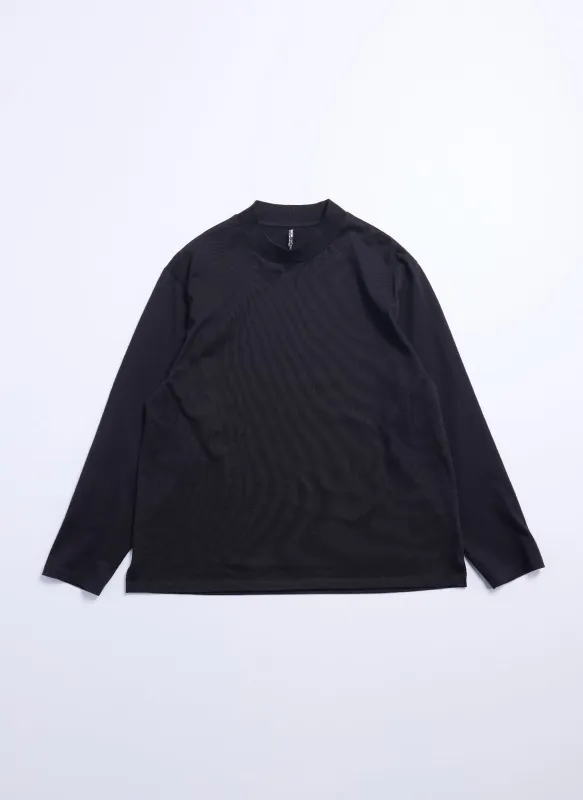 Mercerized Cotton Mock Neck Tee (T-05) sold by INITIAL Fashion