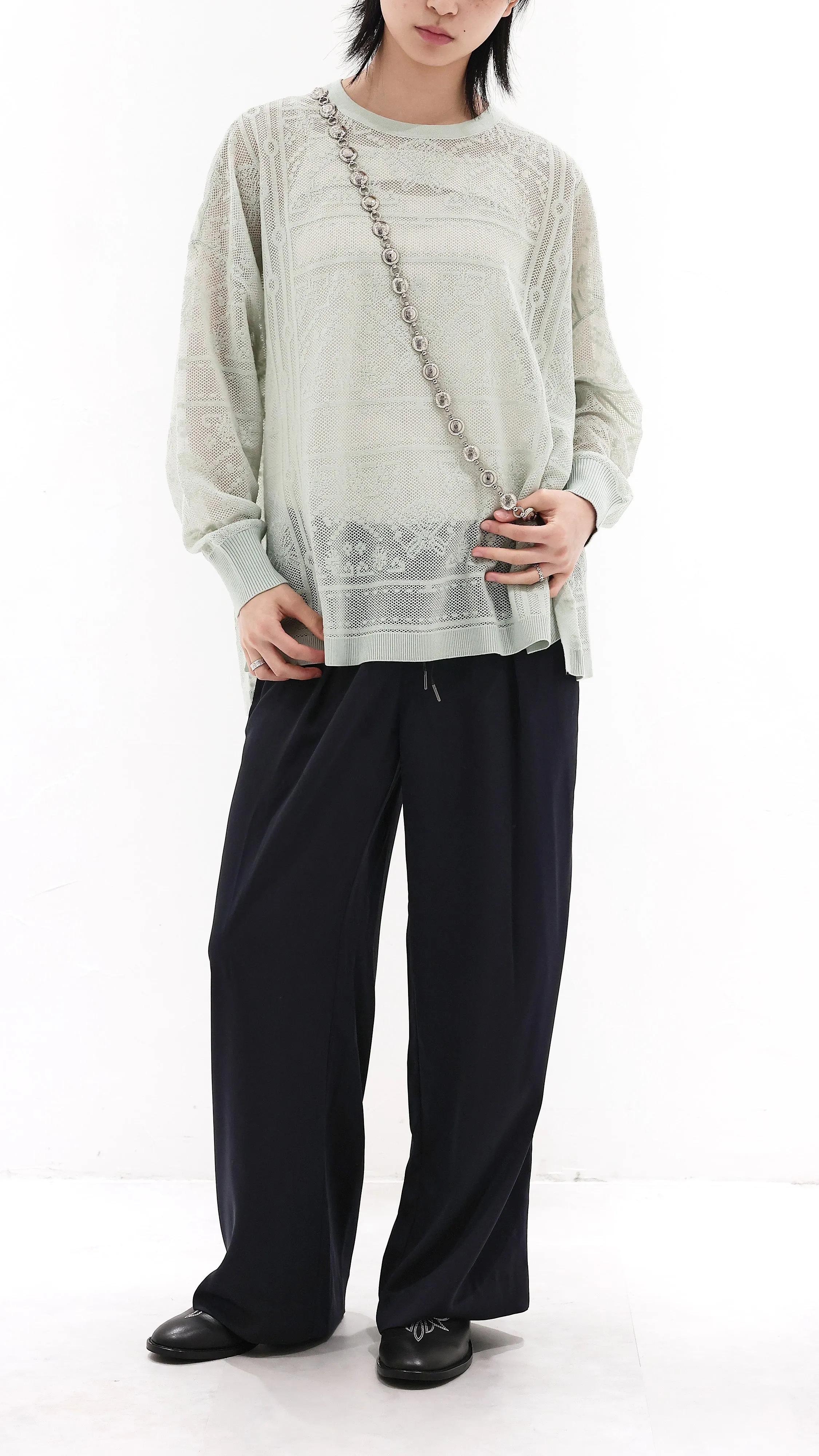 Oversized Lace Pullover sold by INITIAL Fashion product image thumbnail 4