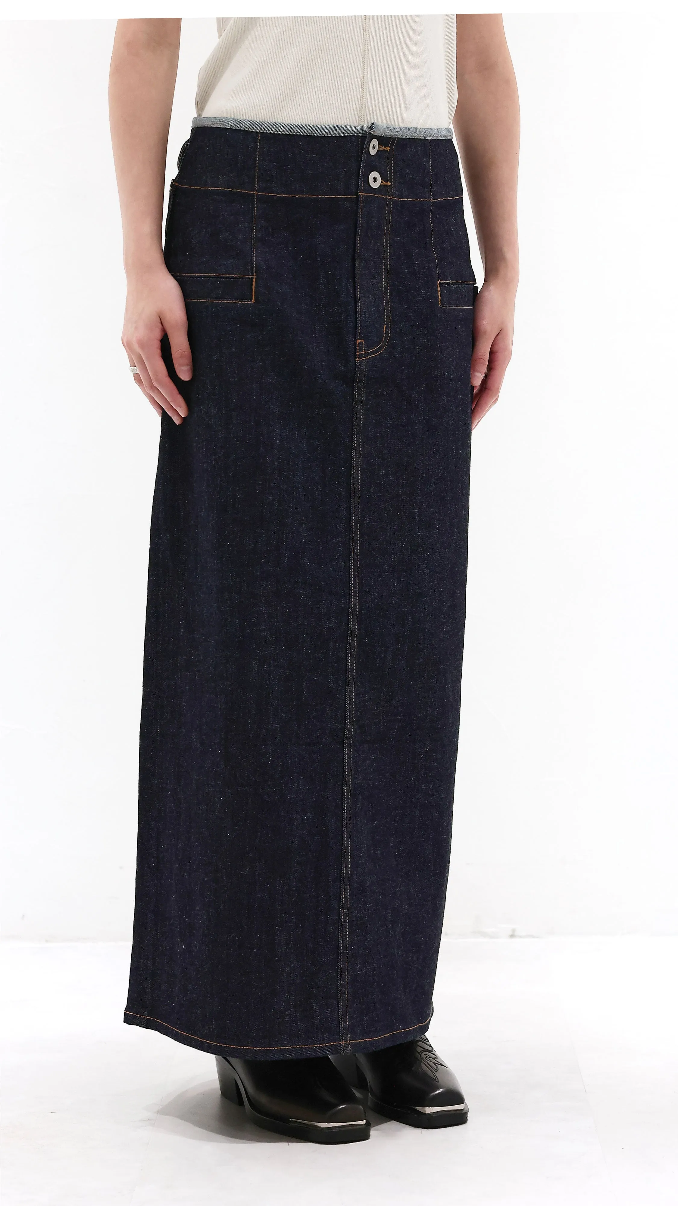 Denim Skirt sold by INITIAL Fashion product image thumbnail 2