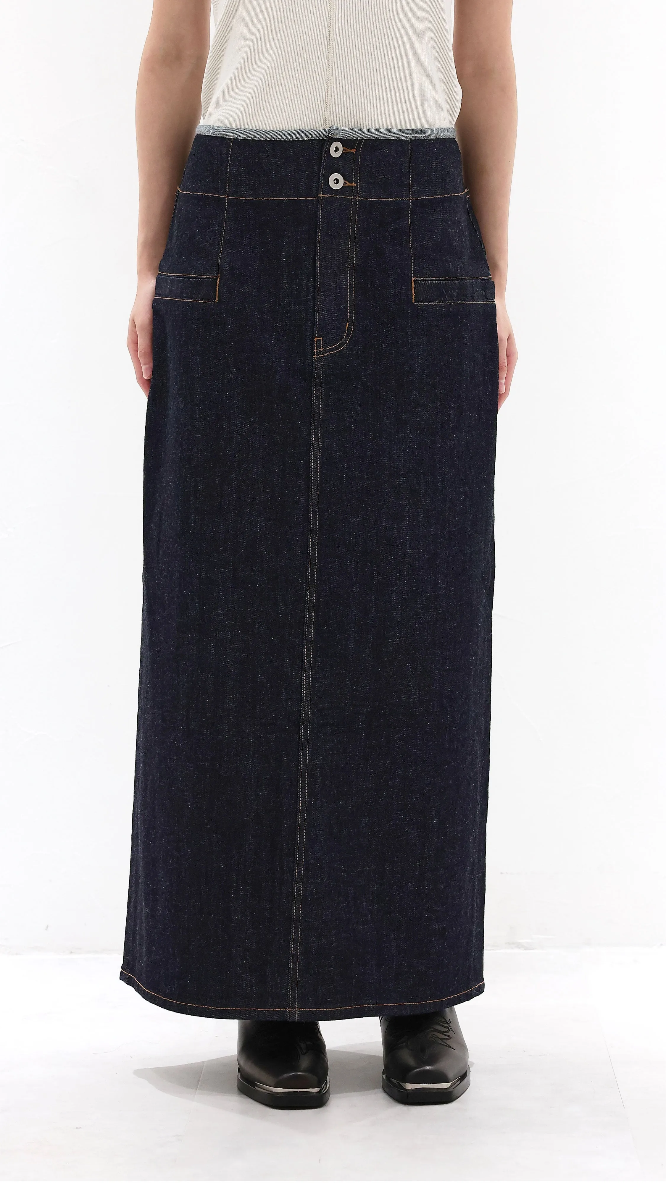 Denim Skirt sold by INITIAL Fashion