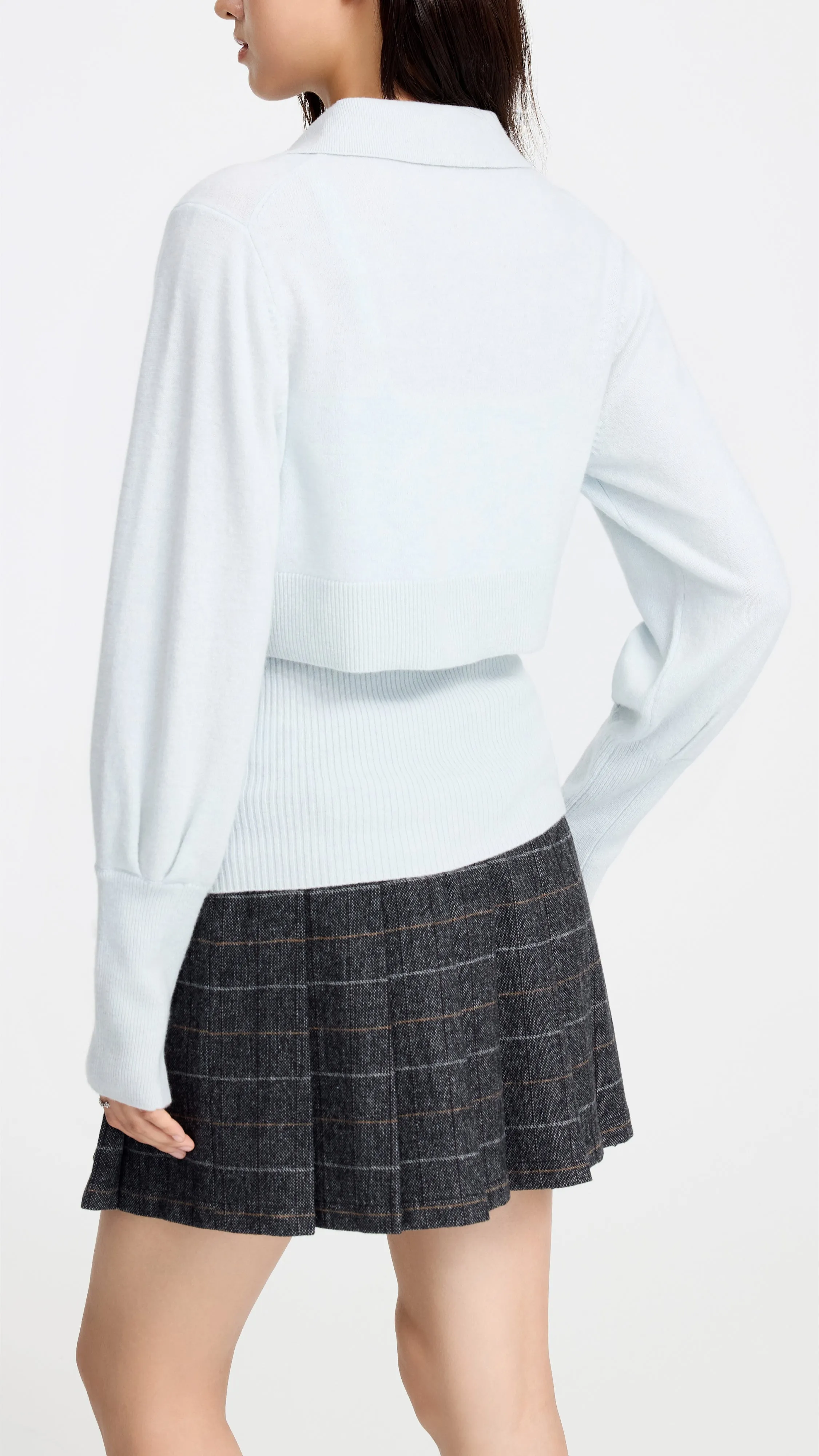 Woolen Pleated Skirt sold by INITIAL Fashion product image thumbnail 3