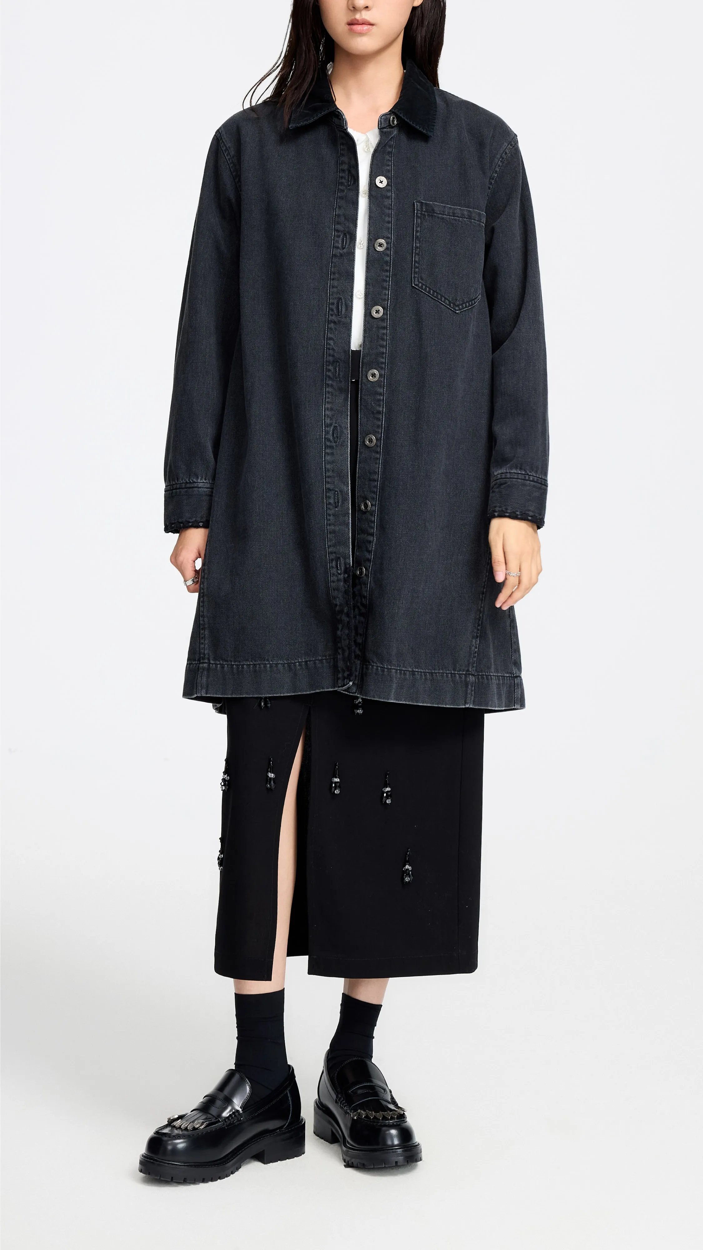 Denim Dress sold by INITIAL Fashion product image thumbnail 4