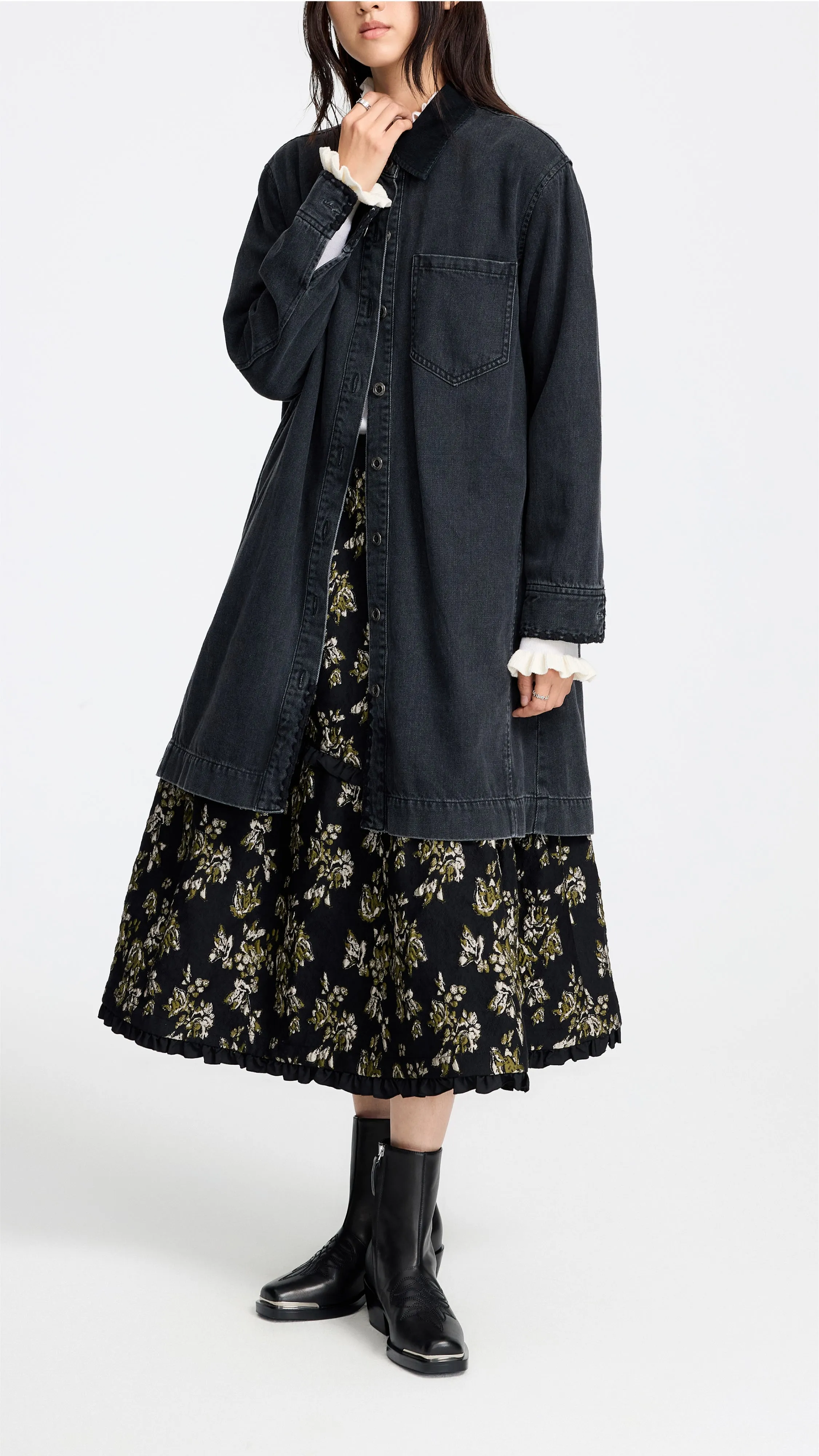 Denim Dress sold by INITIAL Fashion product image thumbnail 5