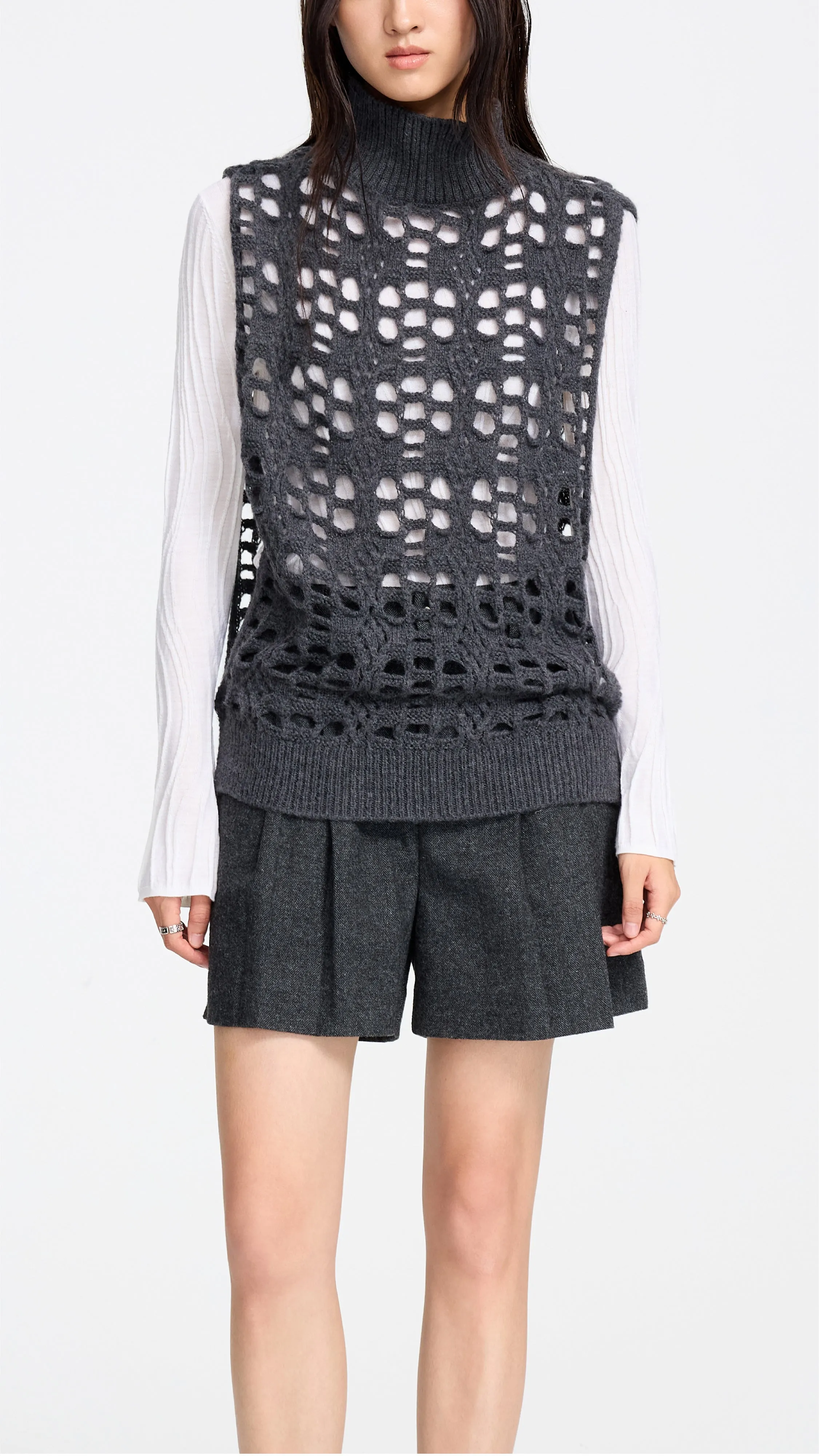 Knitted 2 Way Vest sold by INITIAL Fashion