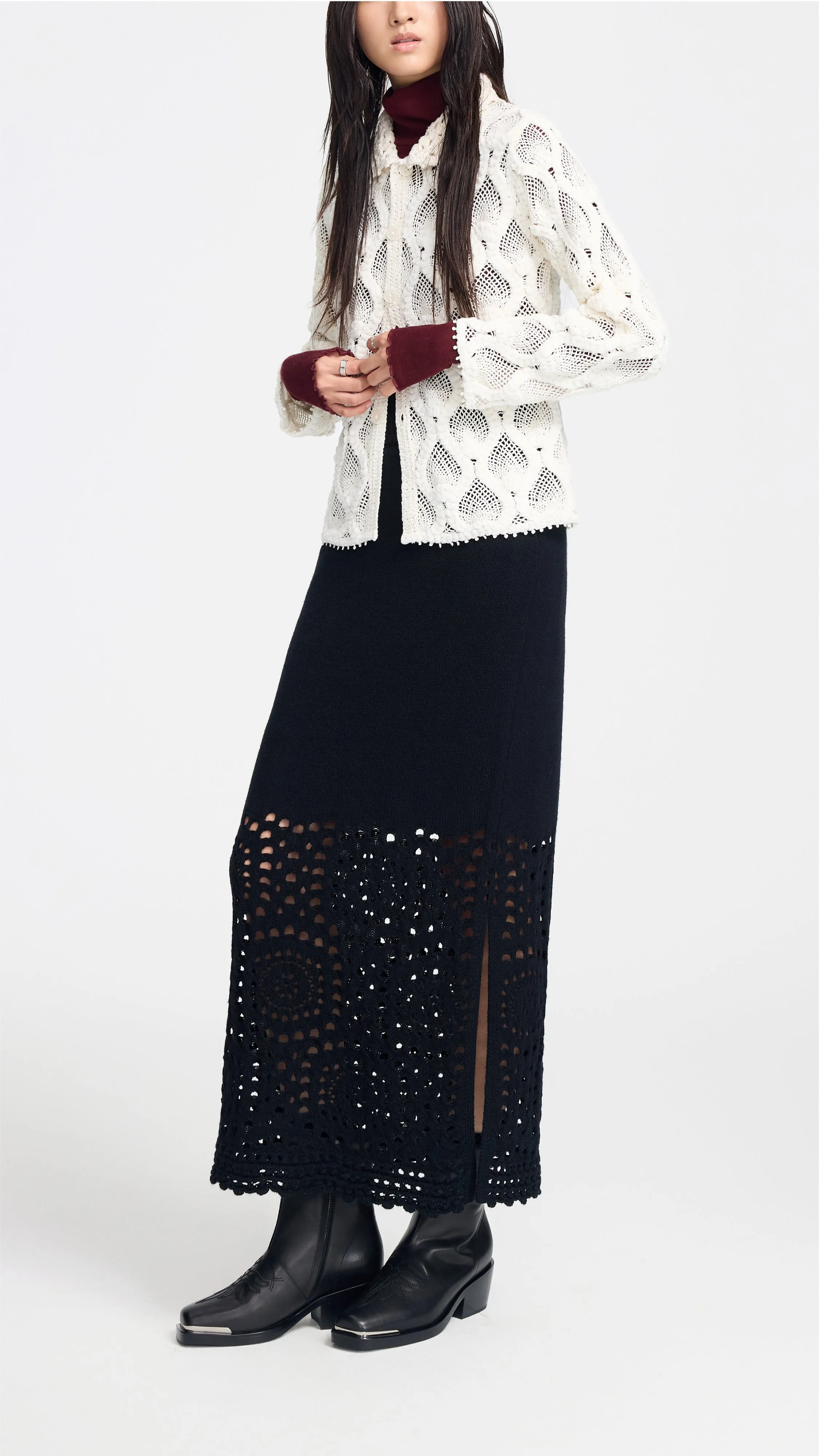 Crochet Cardigan sold by INITIAL Fashion product image thumbnail 5