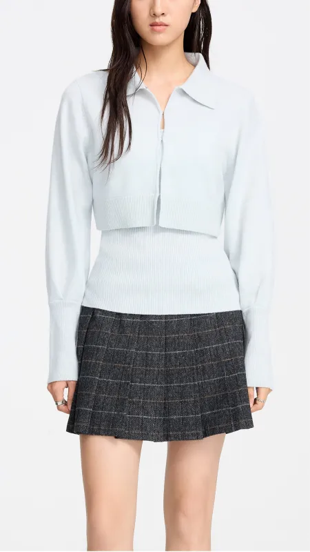 2 in 1 Knit Set made by INITIAL Fashion