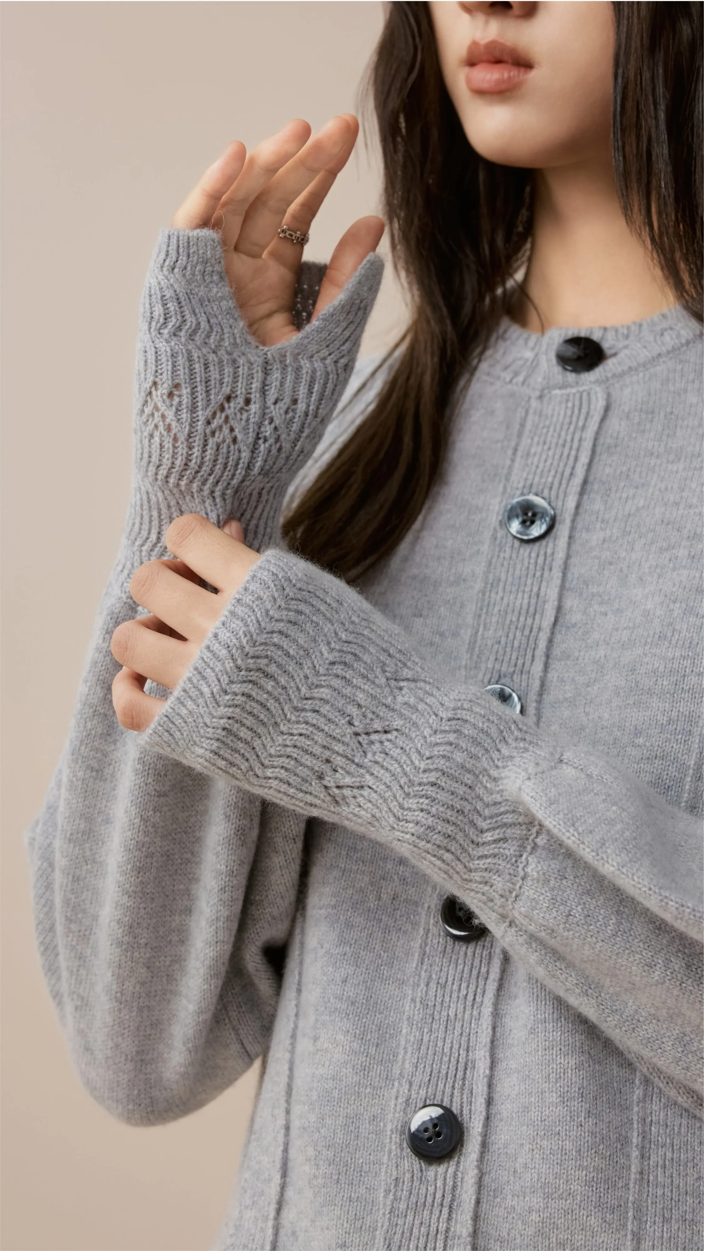 Waisted Cardigan sold by INITIAL Fashion product image thumbnail 4