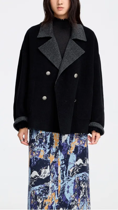 Double Breasted Cashmere Wool Jacket sold by INITIAL Fashion