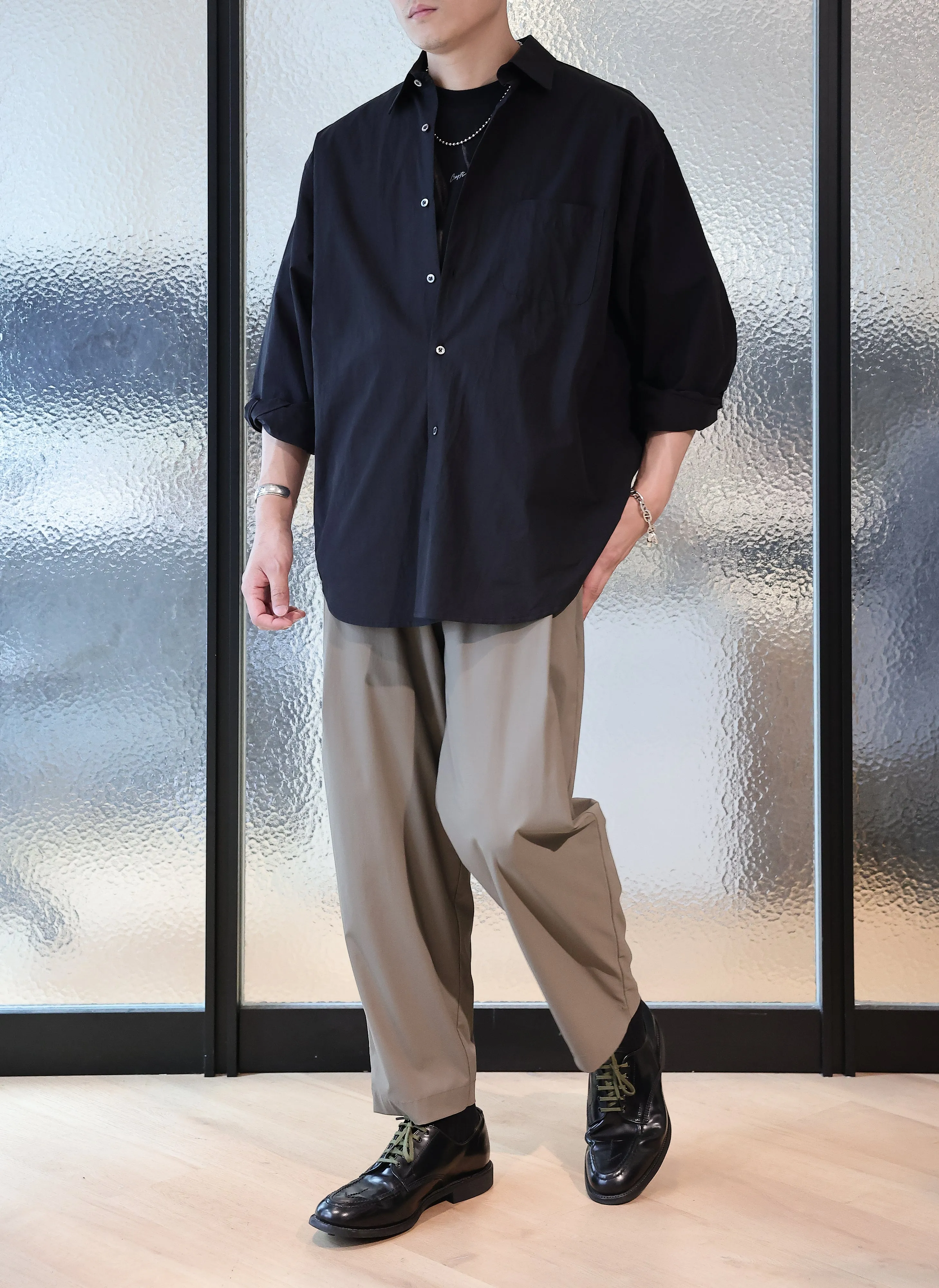 Ripstop Ankle Tapered Pants sold by INITIAL Fashion product image thumbnail 3