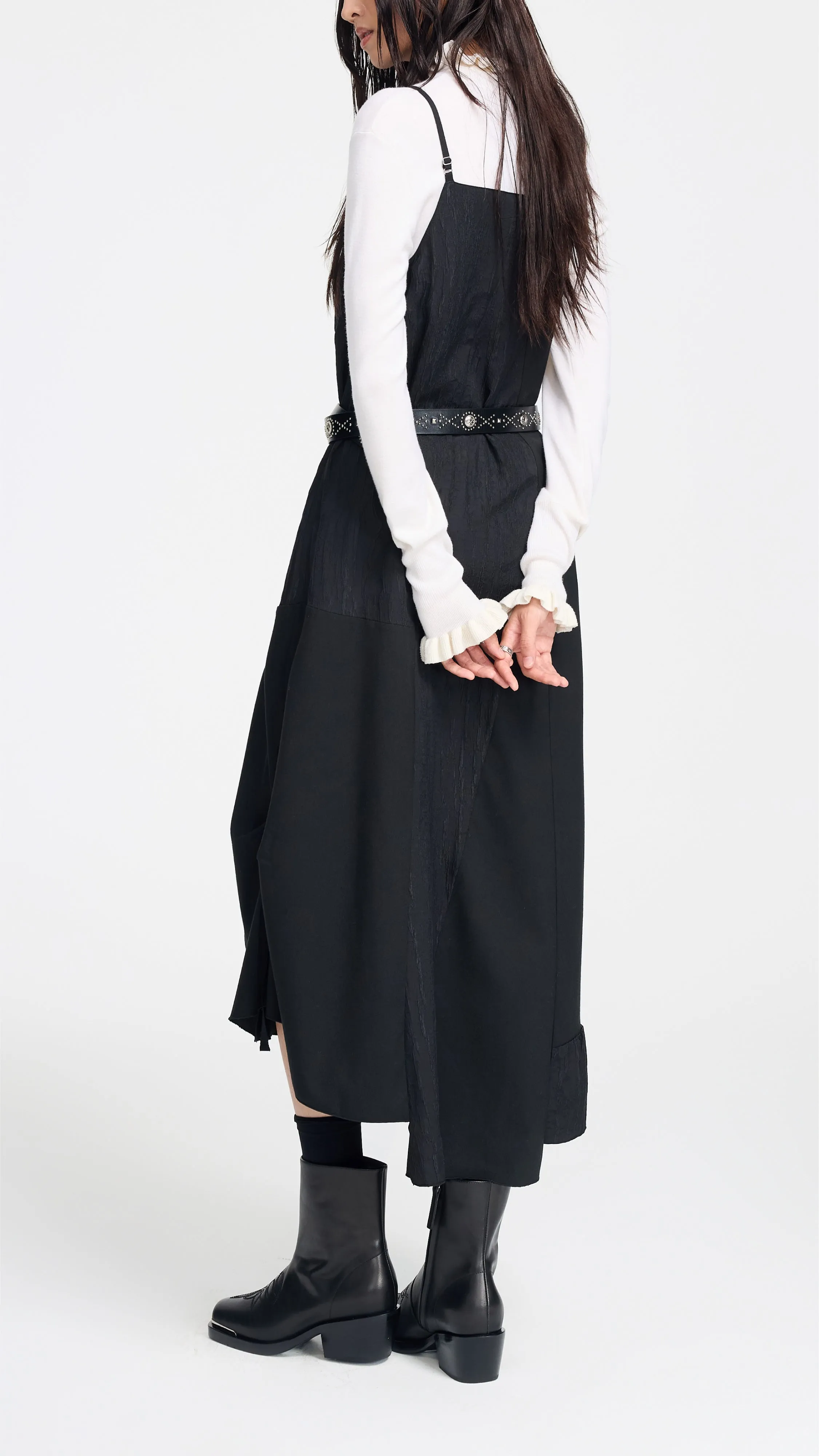 Irregular Patched Dress sold by INITIAL Fashion product image thumbnail 3
