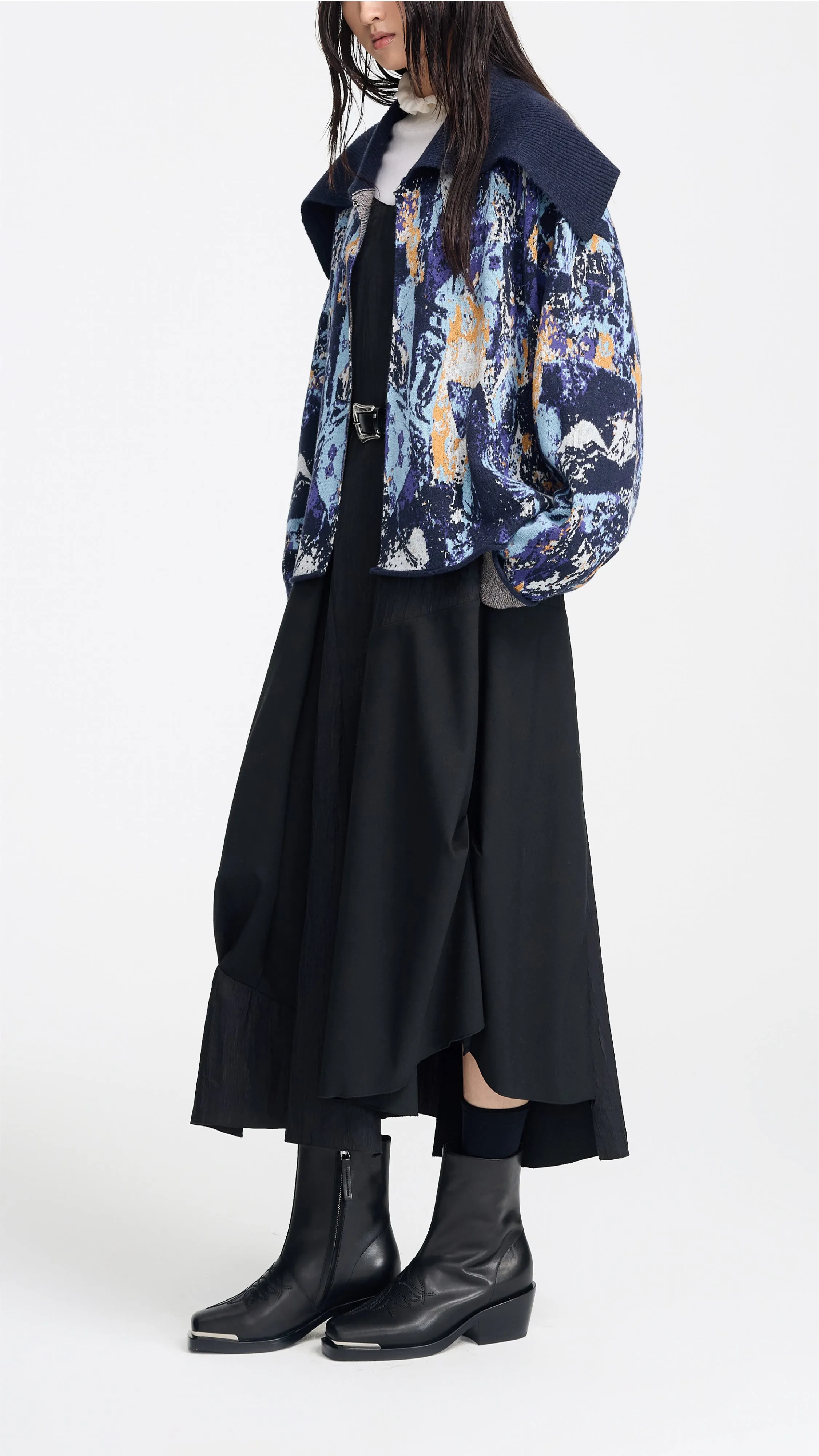 Irregular Patched Dress sold by INITIAL Fashion product image thumbnail 5