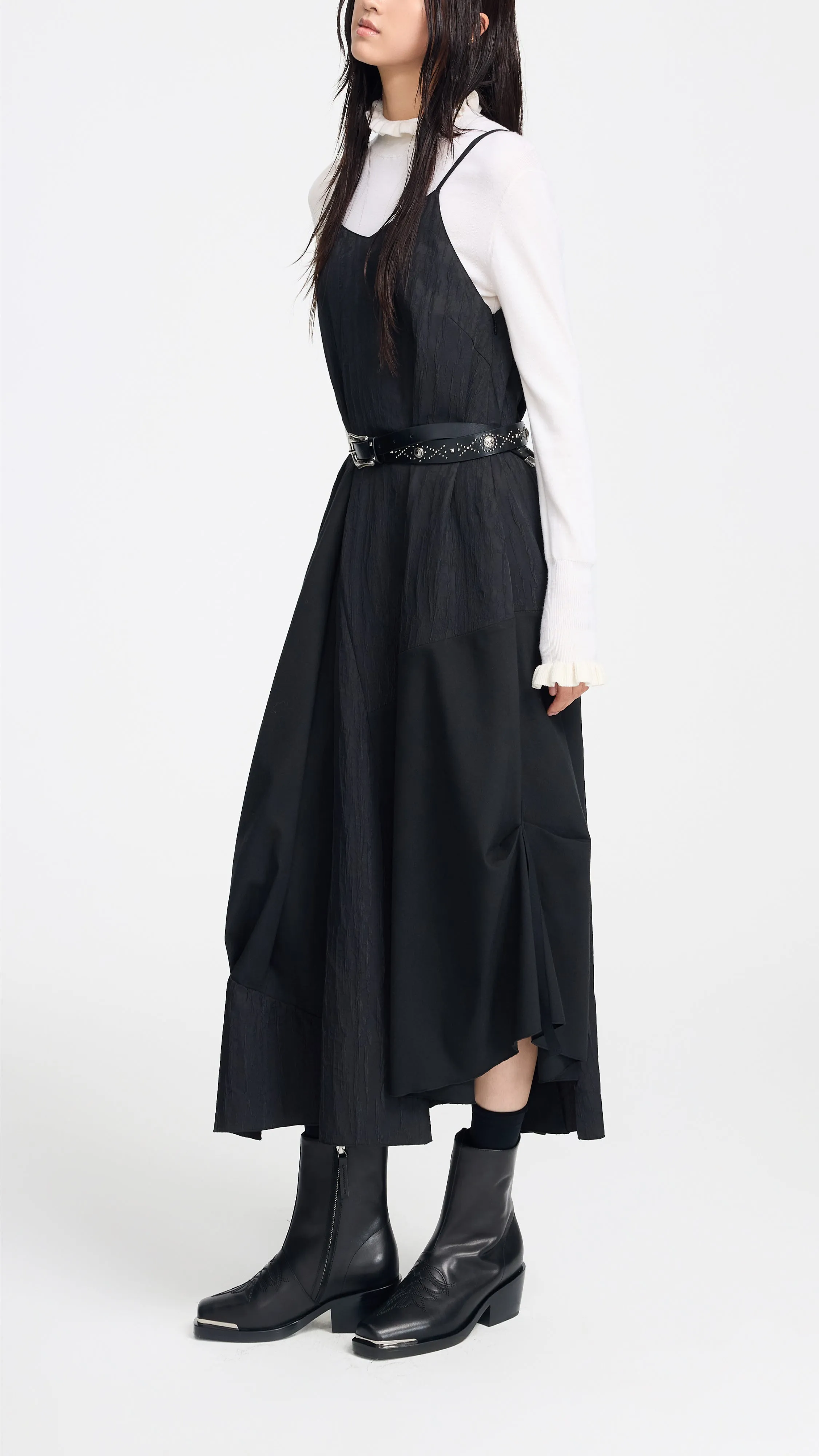 Irregular Patched Dress sold by INITIAL Fashion product image thumbnail 2