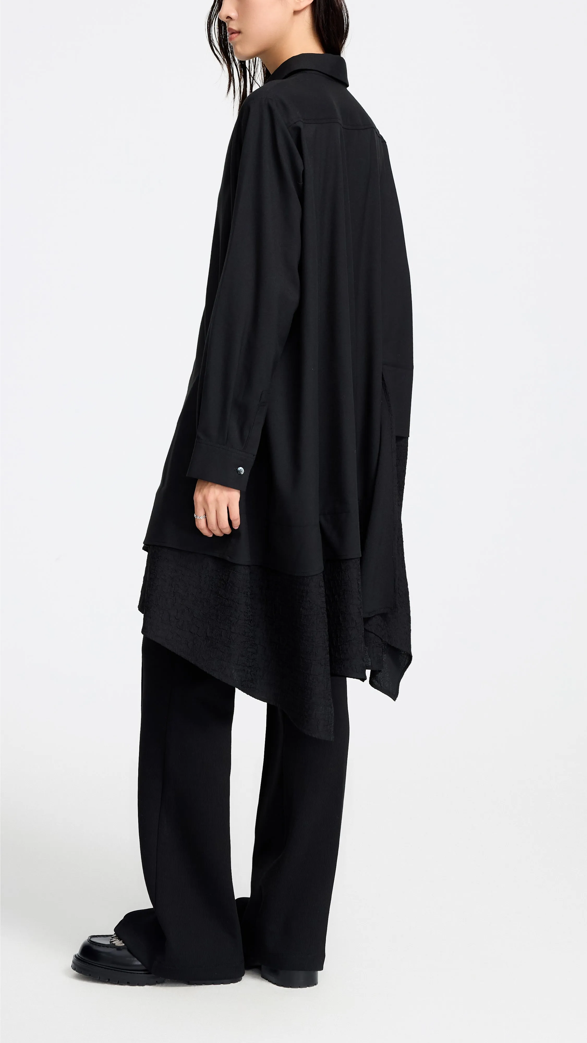 Irregular Shirt Dress sold by INITIAL Fashion product image thumbnail 4