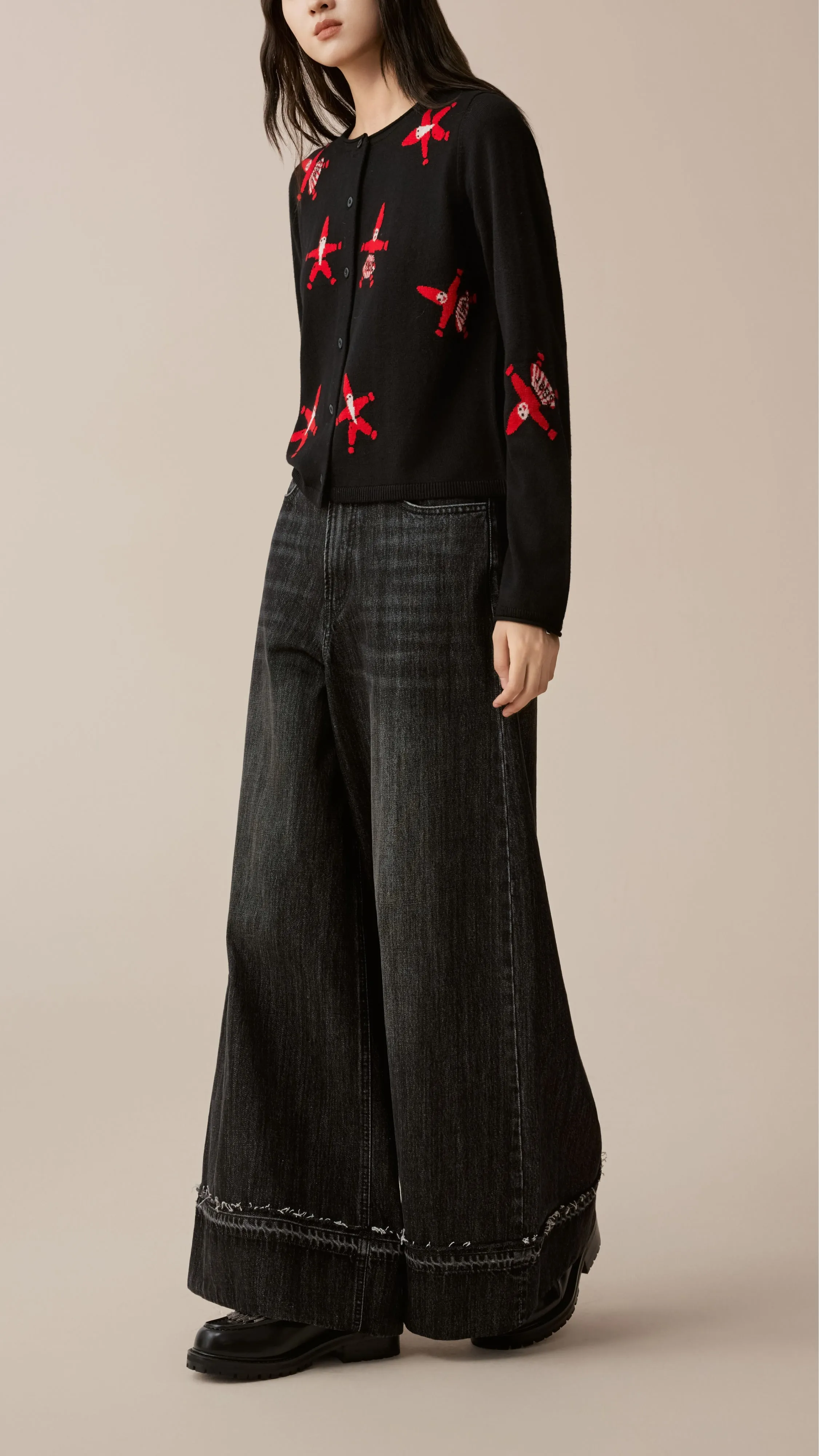 Pattern Cardigan sold by INITIAL Fashion product image thumbnail 5