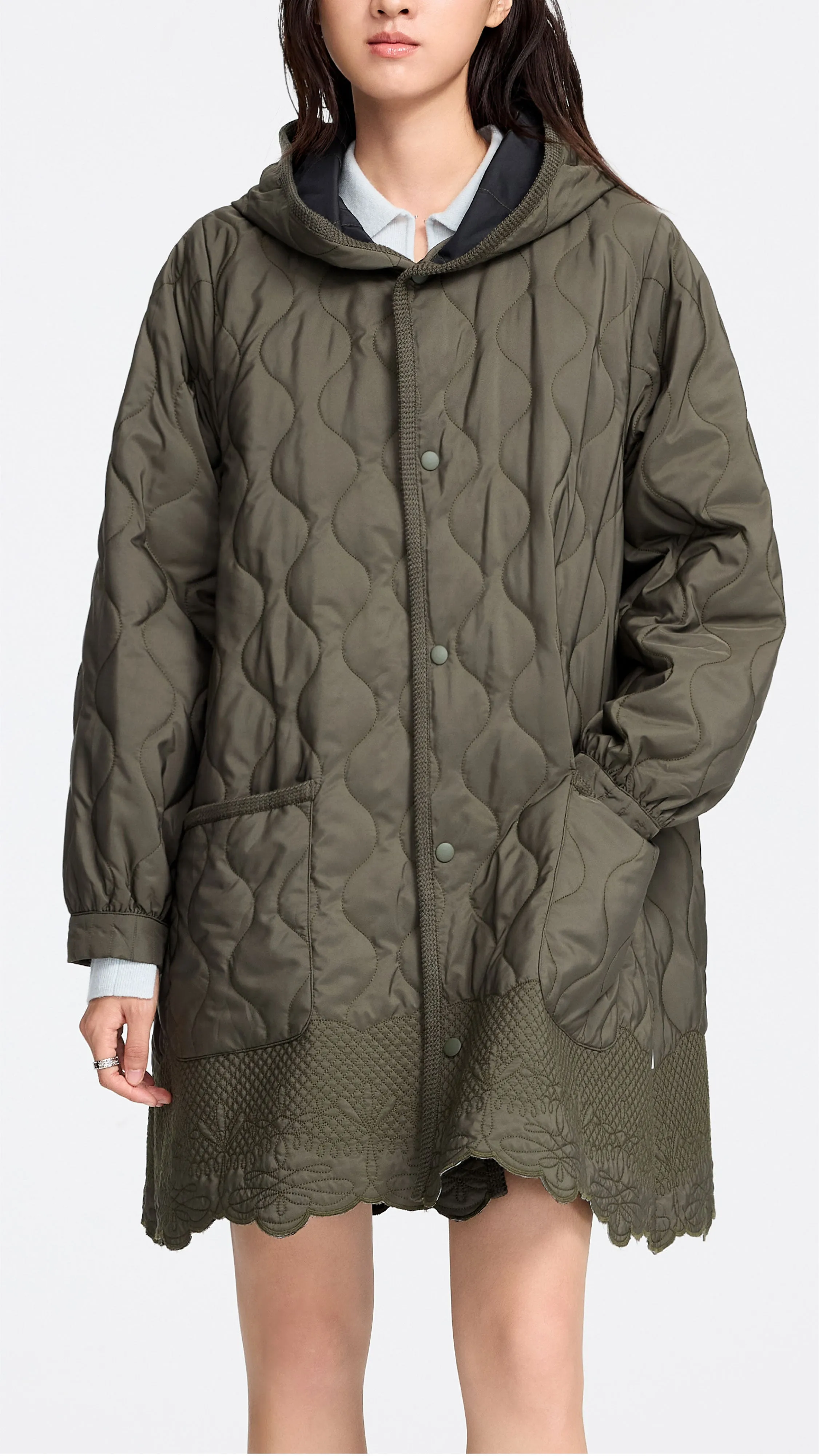 Reversible Quilted Coat sold by INITIAL Fashion