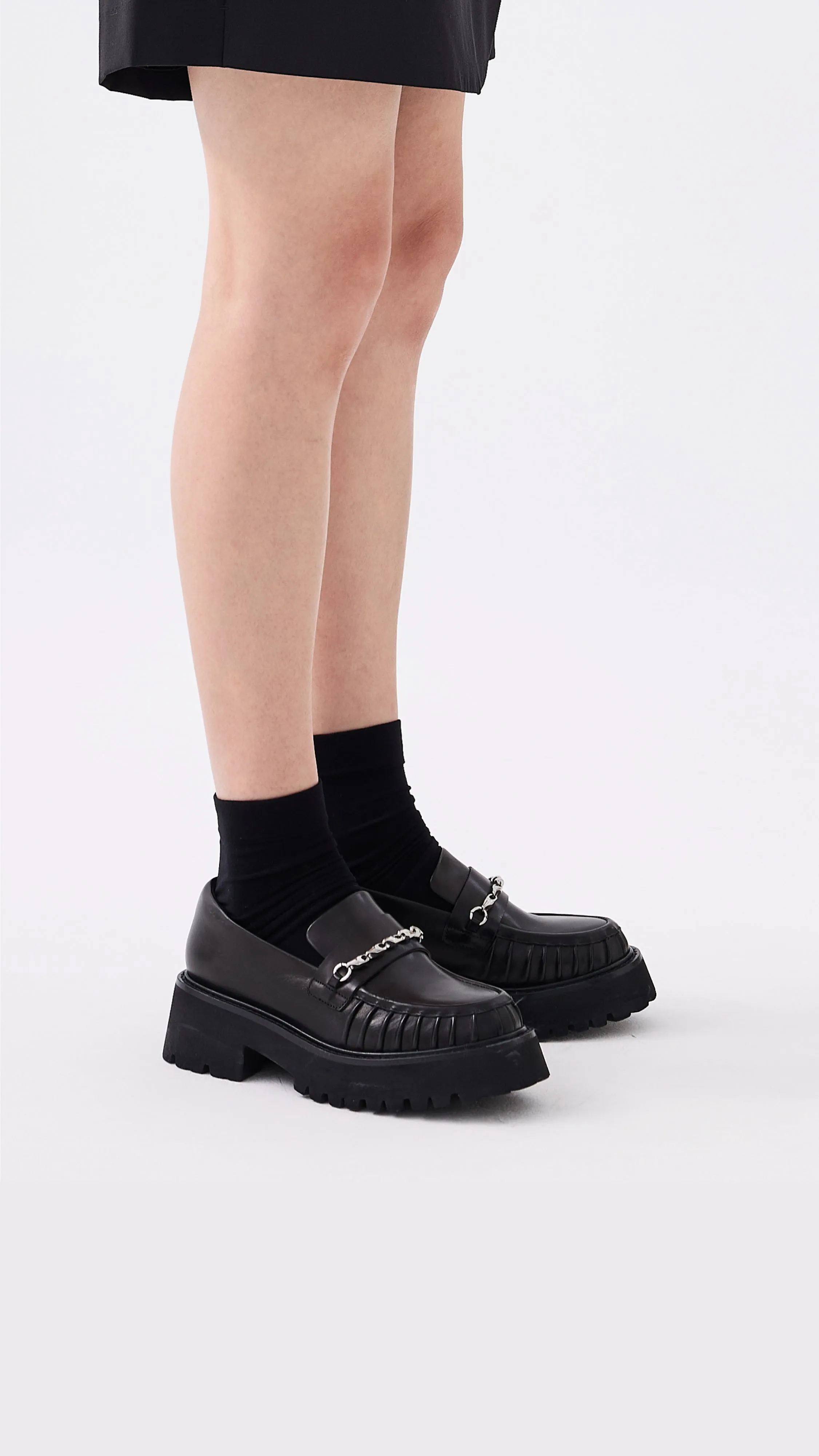 Chunky Loafers With Chain sold by INITIAL Fashion product image thumbnail 2