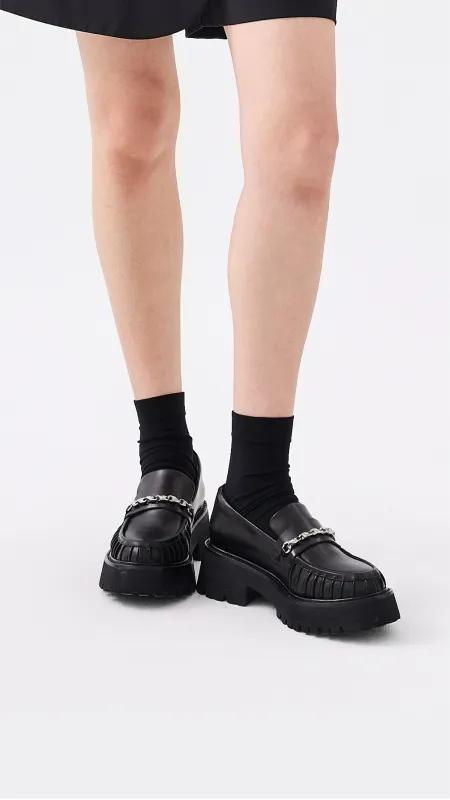 Chunky Loafers With Chain sold by INITIAL Fashion