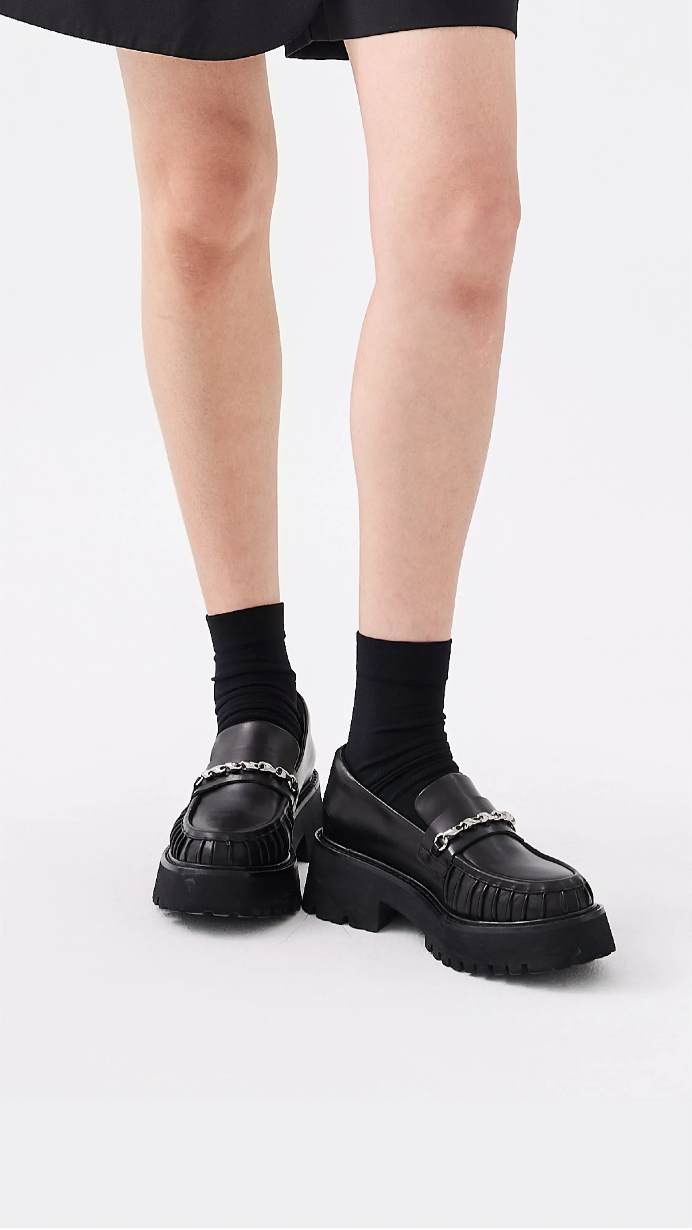 Chunky Loafers With Chain sold by INITIAL Fashion