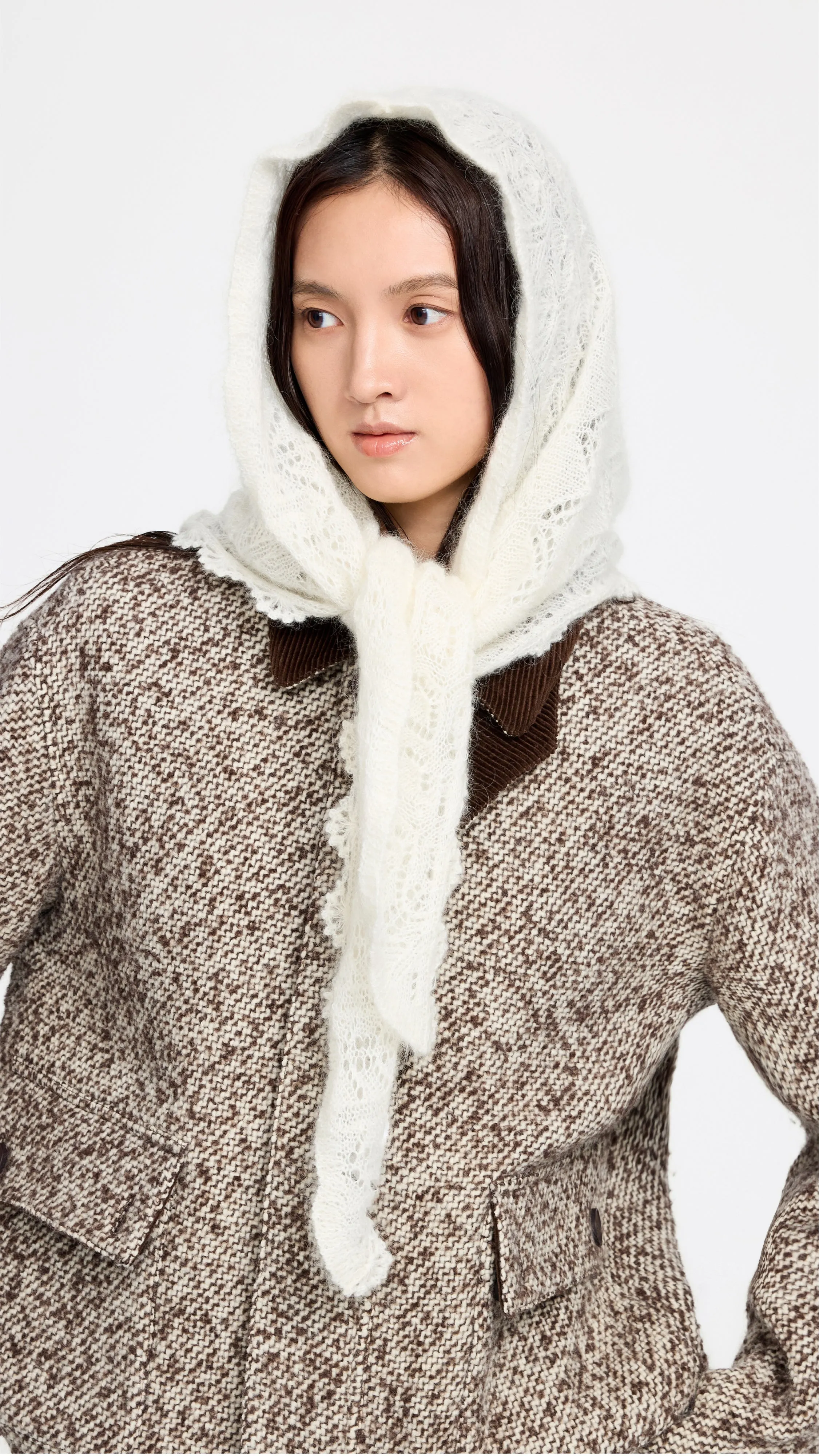 Mohair Triangle Shawl sold by INITIAL Fashion product image thumbnail 2