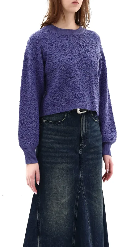 Cropped Textual Sweater sold by INITIAL Fashion